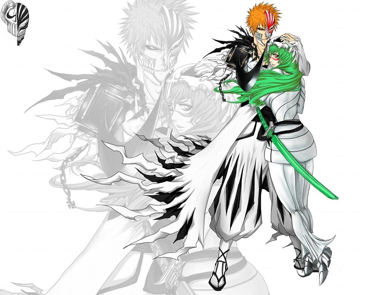 Nelliel Tu Odelschwanck, Ichigo Kurosaki, Bleach, 720P, HD Wallpaper
