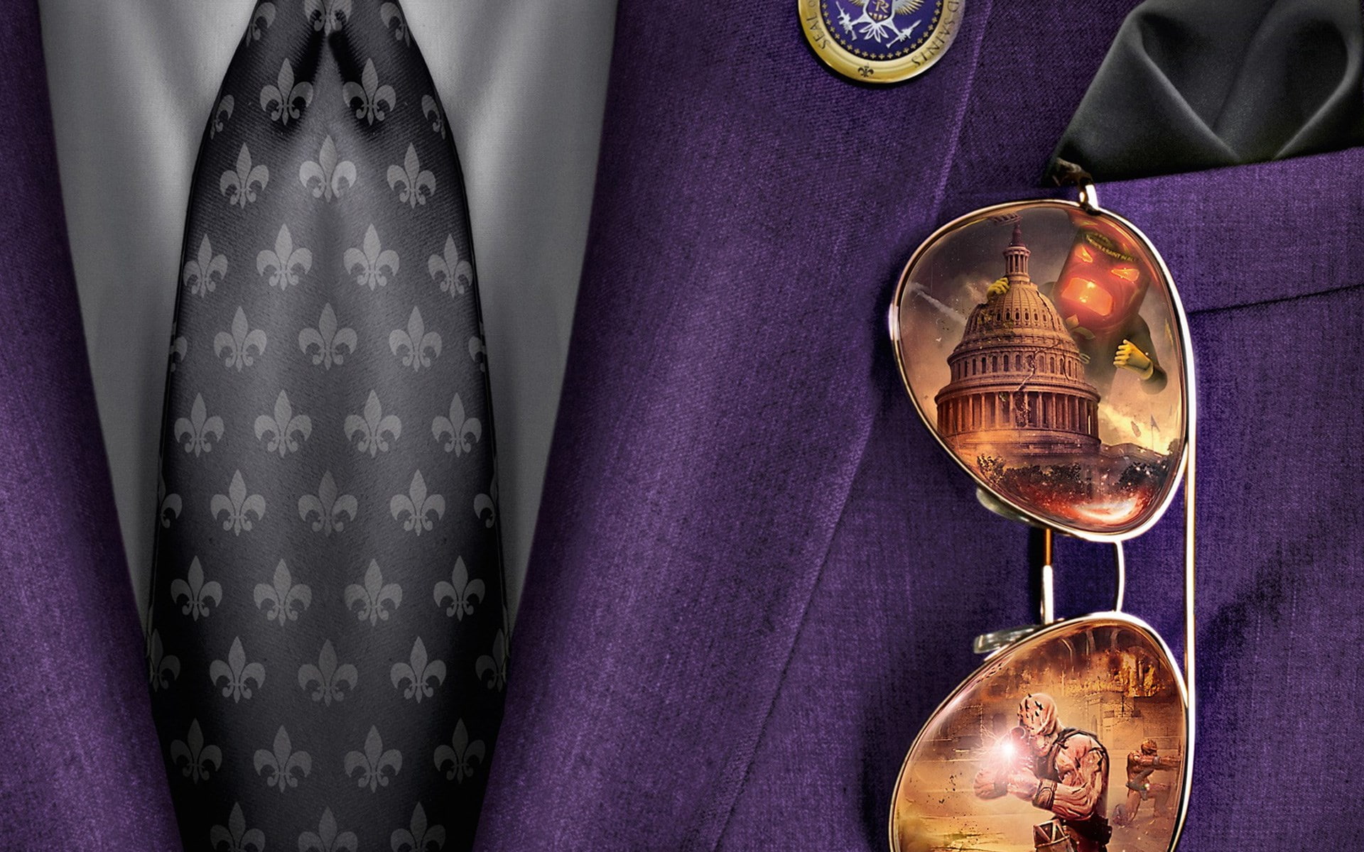 hanging, 1080P, clothing, food and drink, button down shirt, midsection, indoors, business, finance, fashion, necktie, menswear, purple, directly above, HD Wallpaper