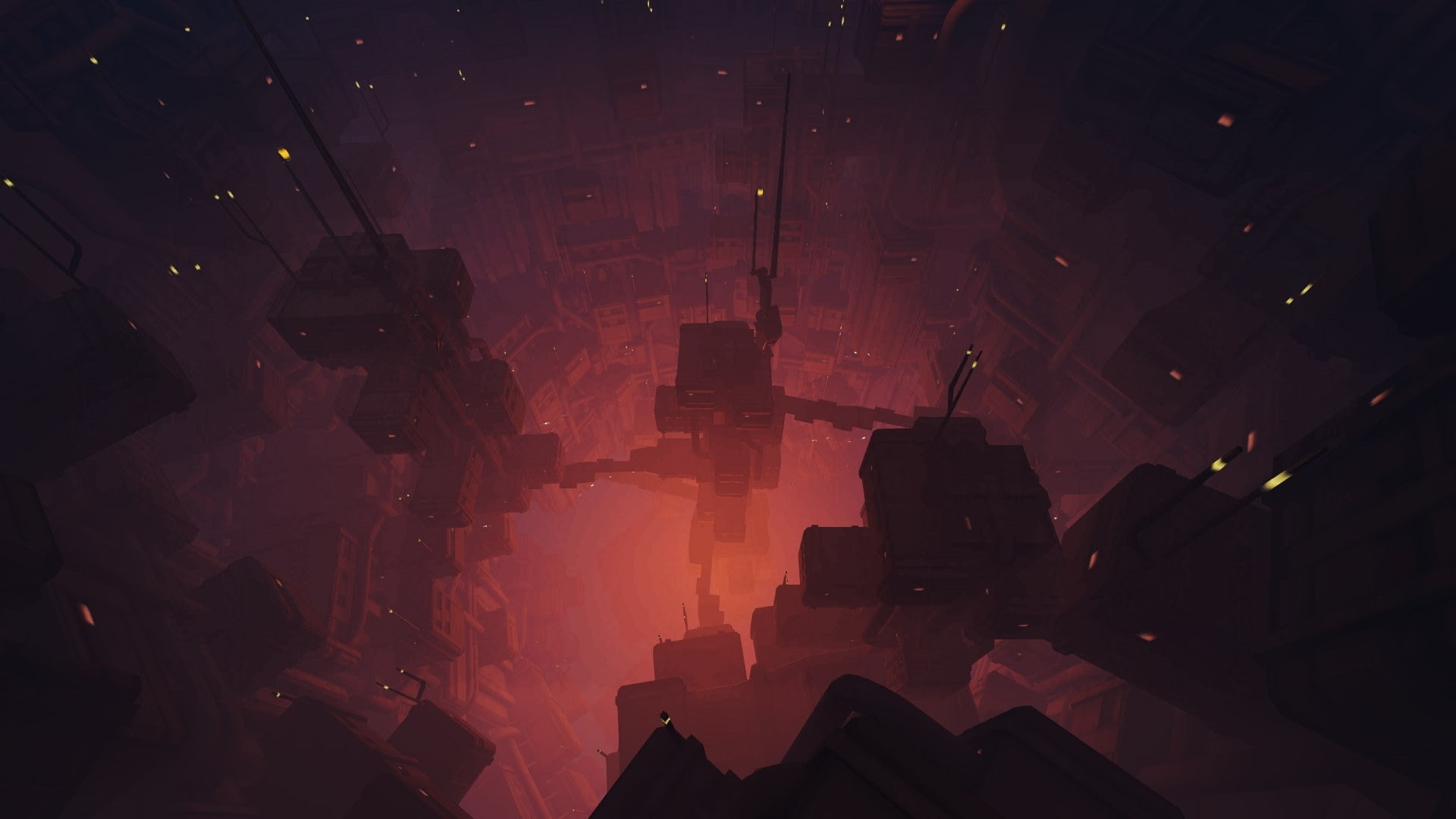 music, event, illuminated, built structure, high angle view, stage, nightlife, smoke - physical structure, kings row, 1080P, dark, overwatch, silhouette, HD Wallpaper