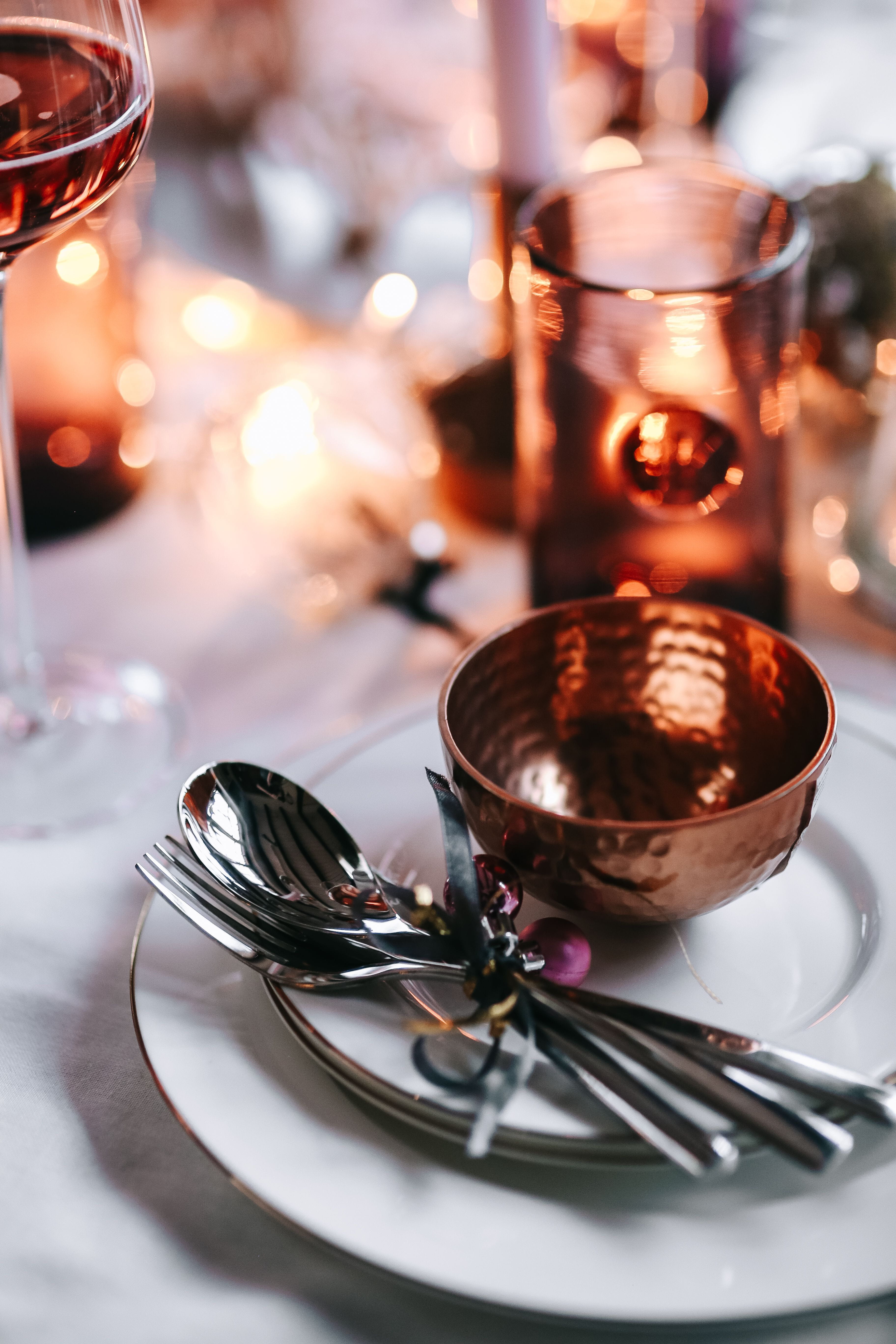 still life, freshness, dinner, close-up, no People, defocused, drinking Glass, eating utensil, Christmas, temptation, elegance, holiday, plate, glamour, Phone HD Wallpaper