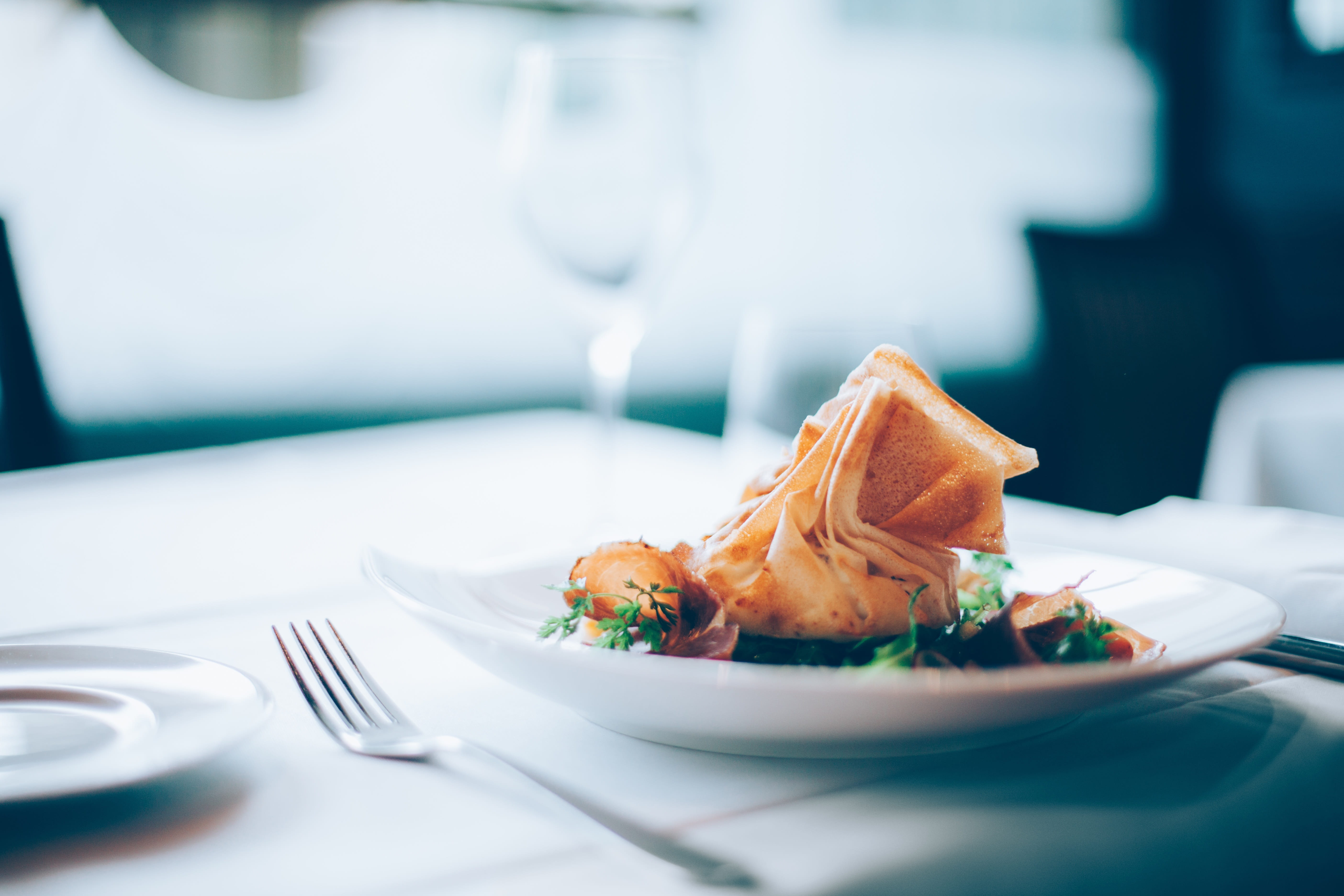 tasty, dish, close-up, steel, dining table, cook, household equipment, lunch, no People, food, vegetable, fork, crockery, serving size, cuisine, plate of food, HD Wallpaper
