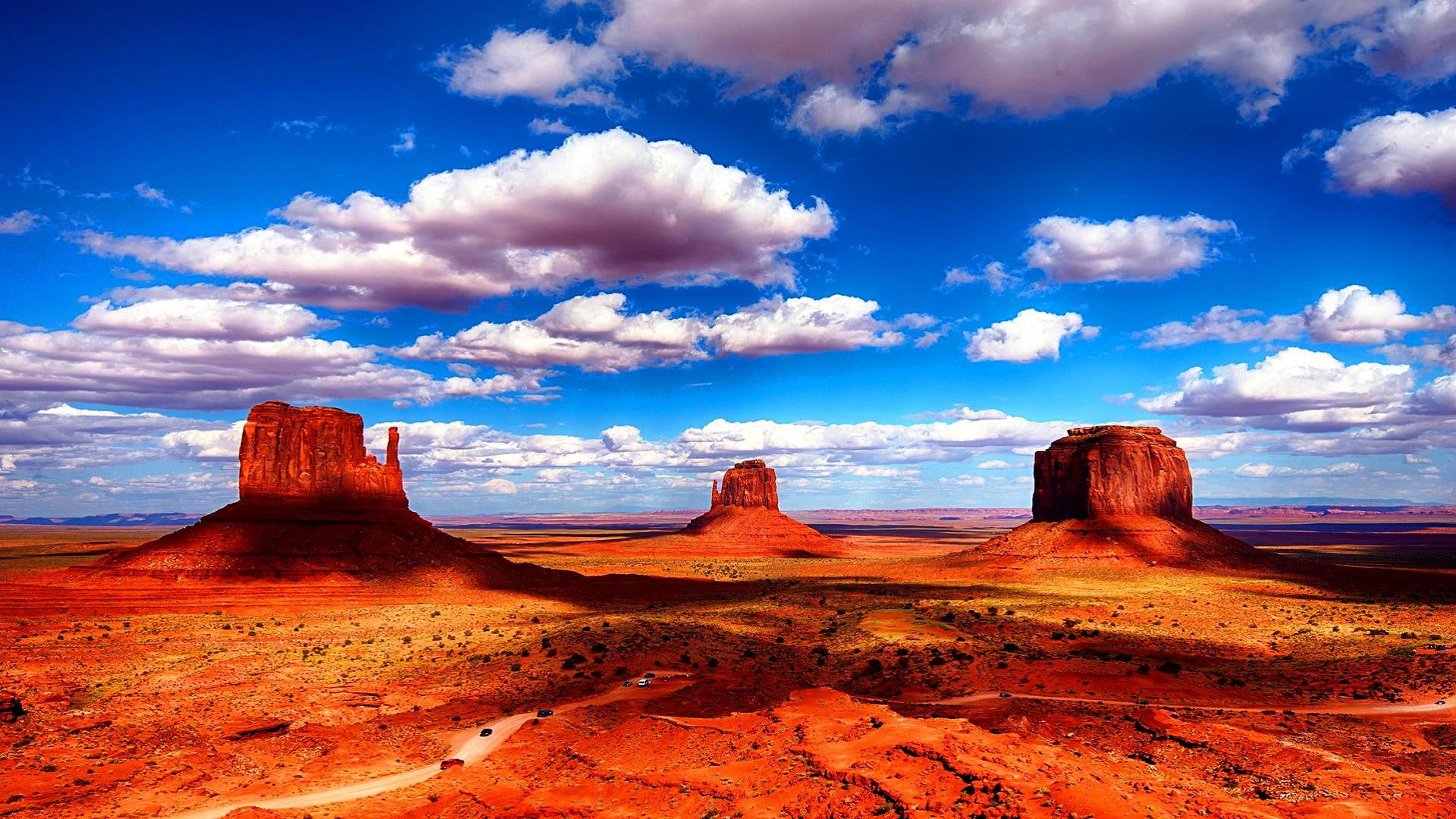 cloud, nature, landscape, 1080P, draught, desert, sky, HD Wallpaper