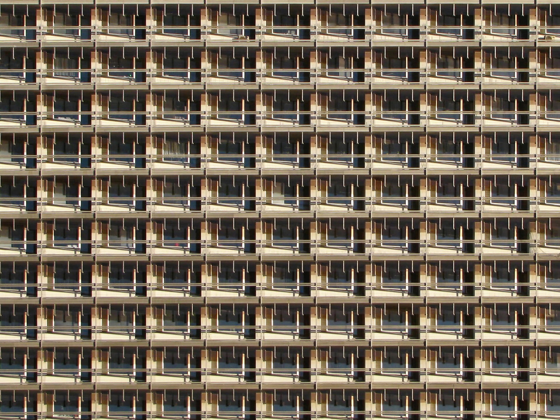 day, pattern, close-up, hospital, similarity, air conditioner, building, windows, sunlight, modern, full frame, frame, side by side, house, balcony, 1080P, HD Wallpaper