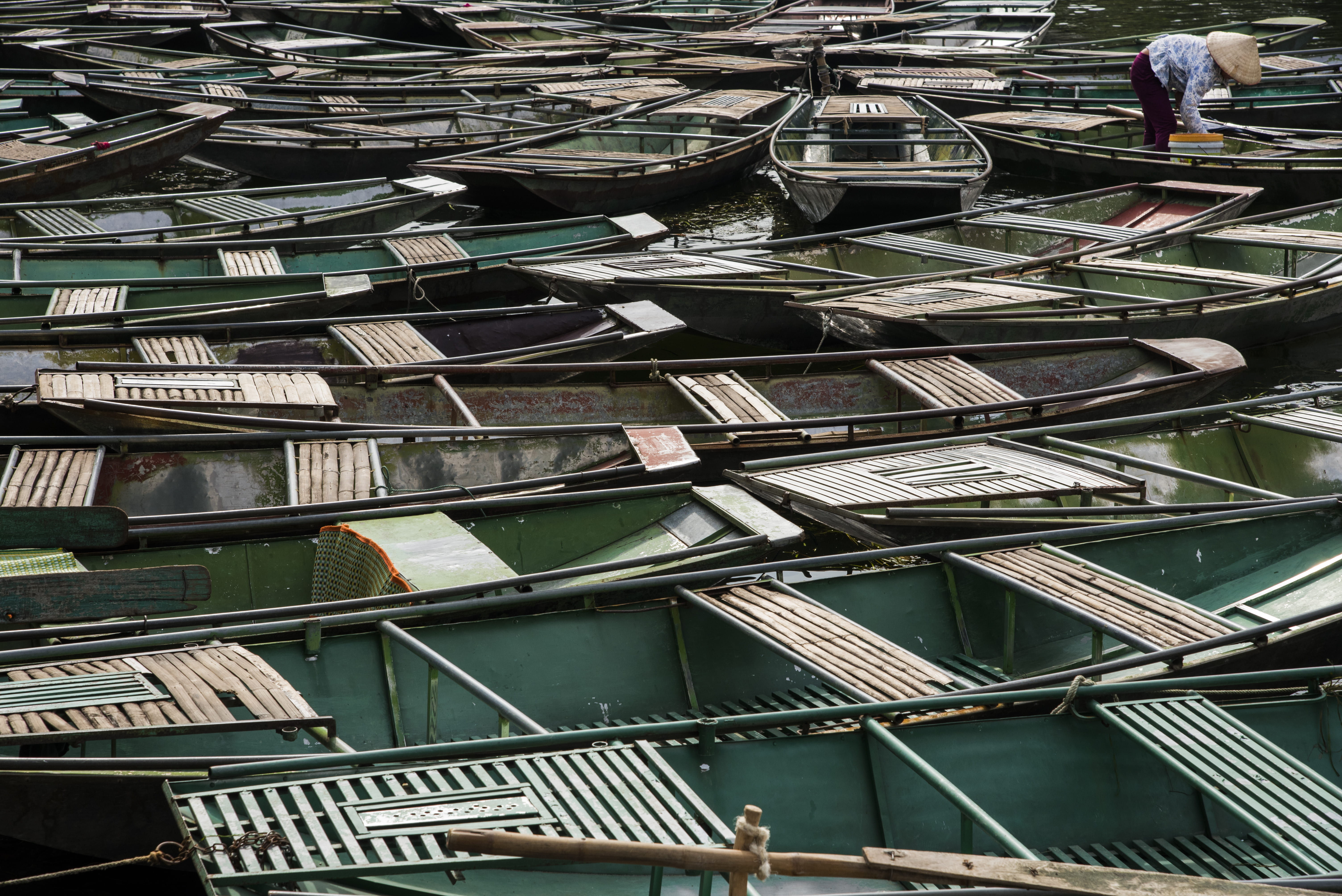 river, architecture, residential district, nature, boat, large group of objects, high angle view, day, city, fill, building exterior, water, repetition, HD Wallpaper