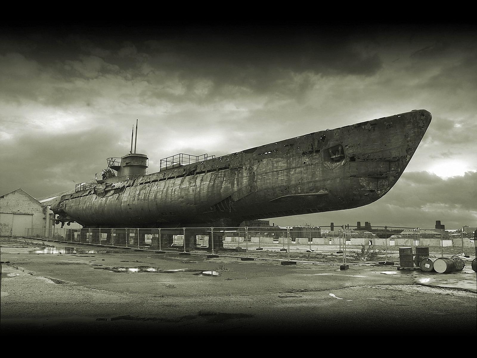 uboat, monochrome, 720P, military, navy, ships, submarine, HD Wallpaper