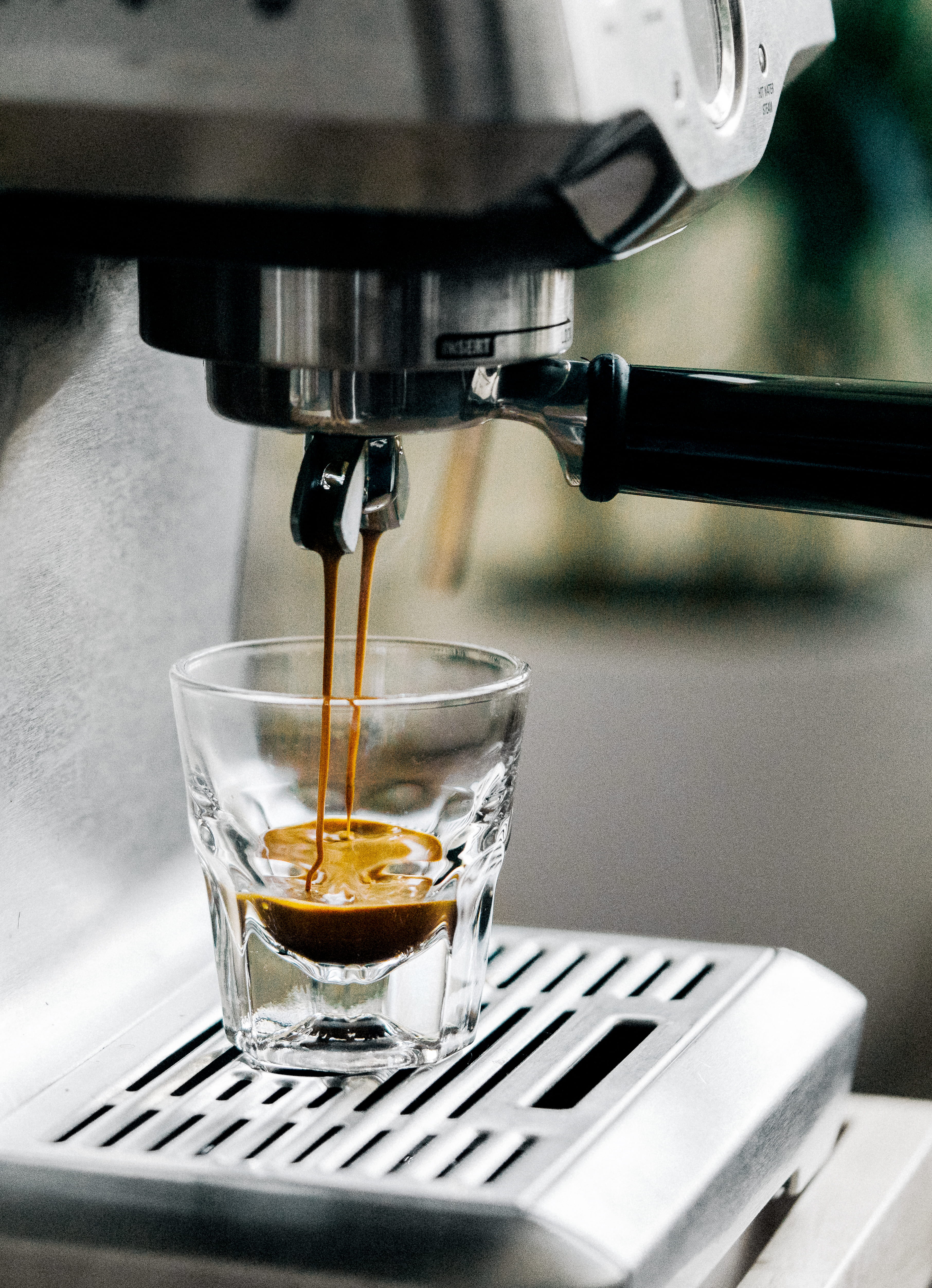 espresso maker, close-up, preparation, appliance, indoors, beverage, coffee maker, coffee - drink, photography, coffee, machinery, motion, coffee cup, 4K, Phone HD Wallpaper