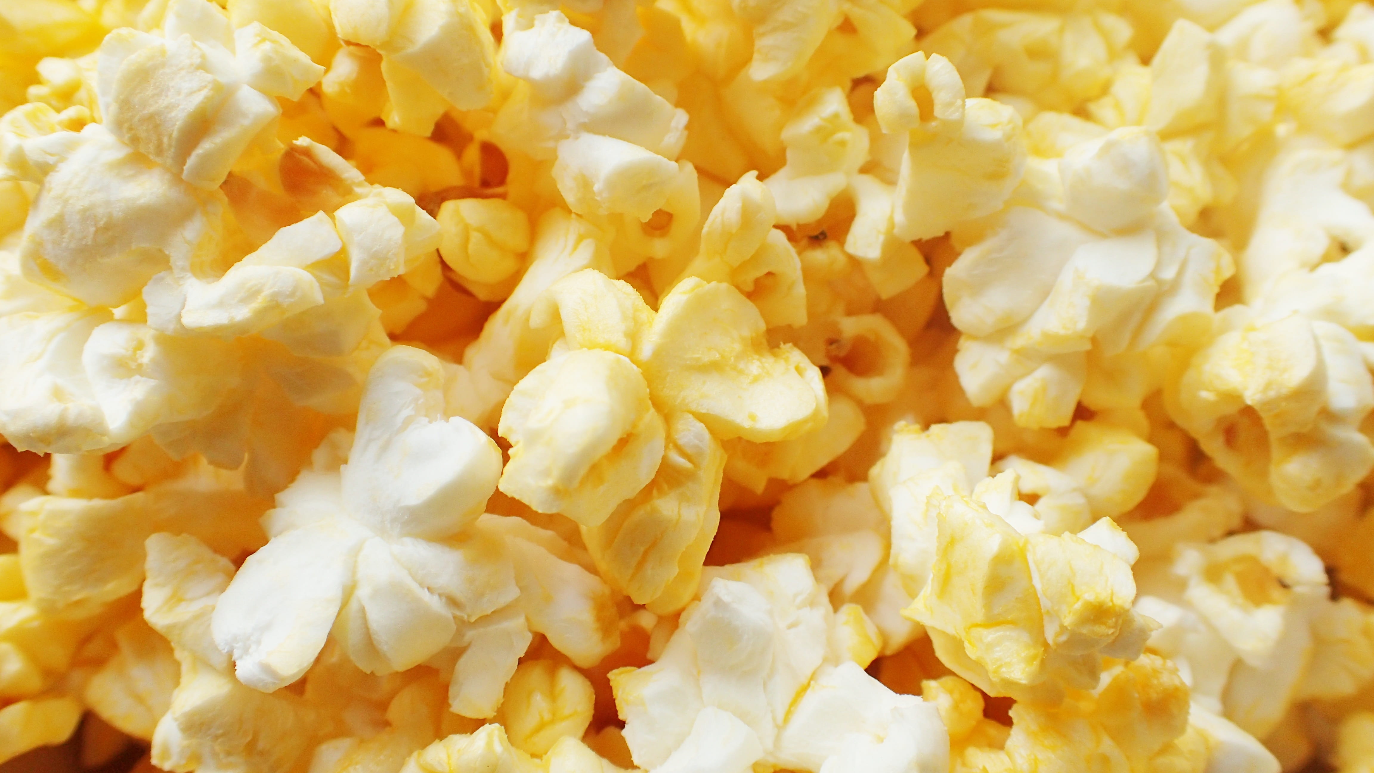 yellow, freshness, fruit, white color, wellbeing, pop, snack, cooked, temptation, unhealthy eating, corn, no people, abundance, large group of objects, HD Wallpaper