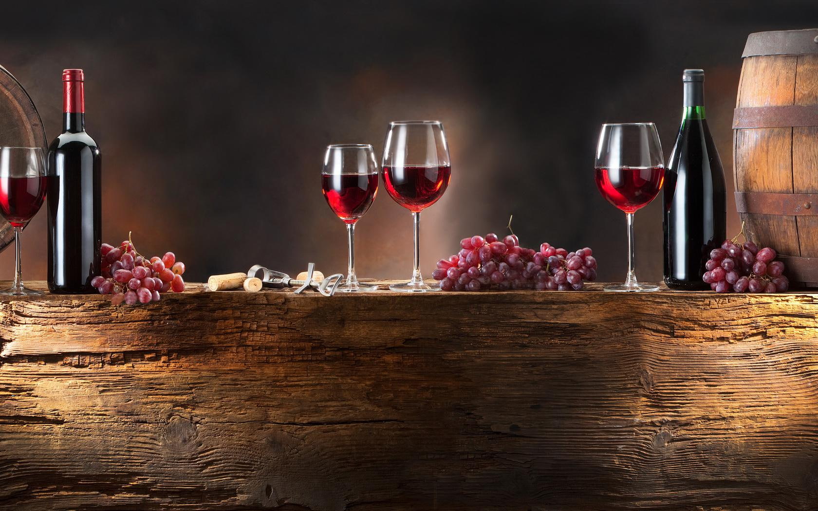 drinks, rose, wine, 720P, HD Wallpaper