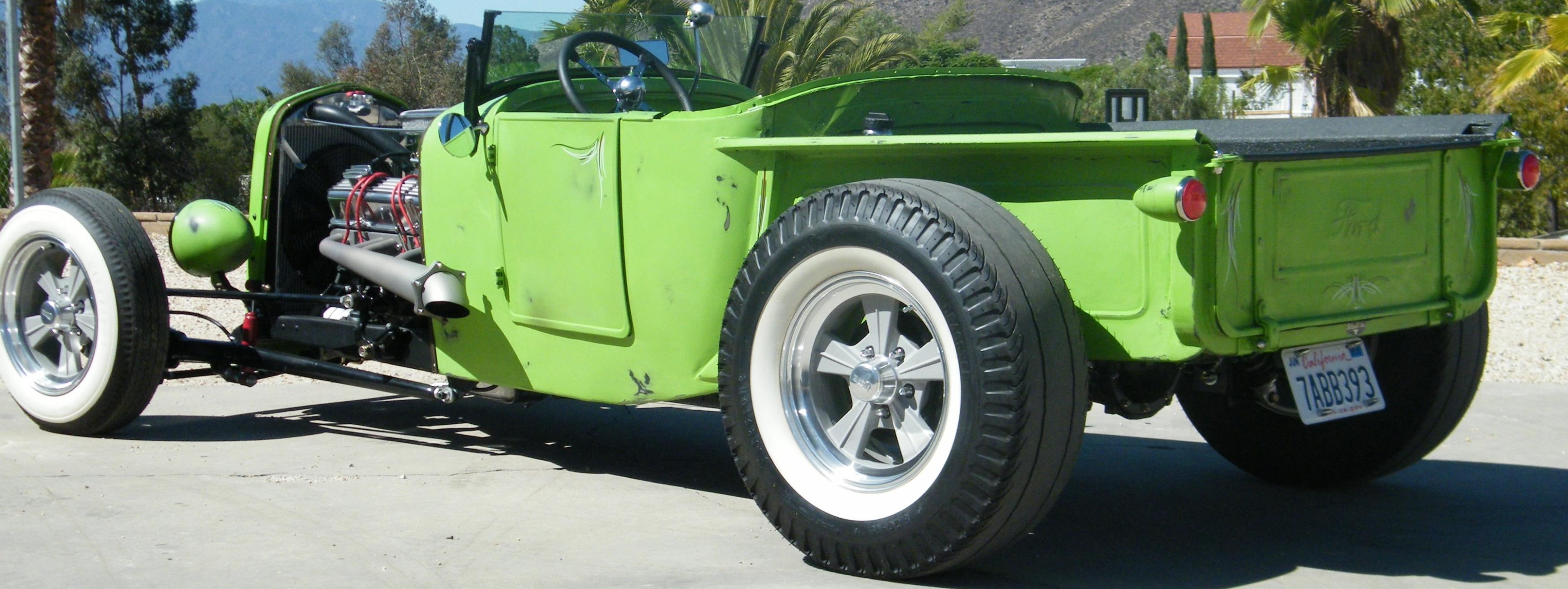 pickup, roaster, 1927, rods, rod, retro, wheel, 2K, ford, hot, HD Wallpaper