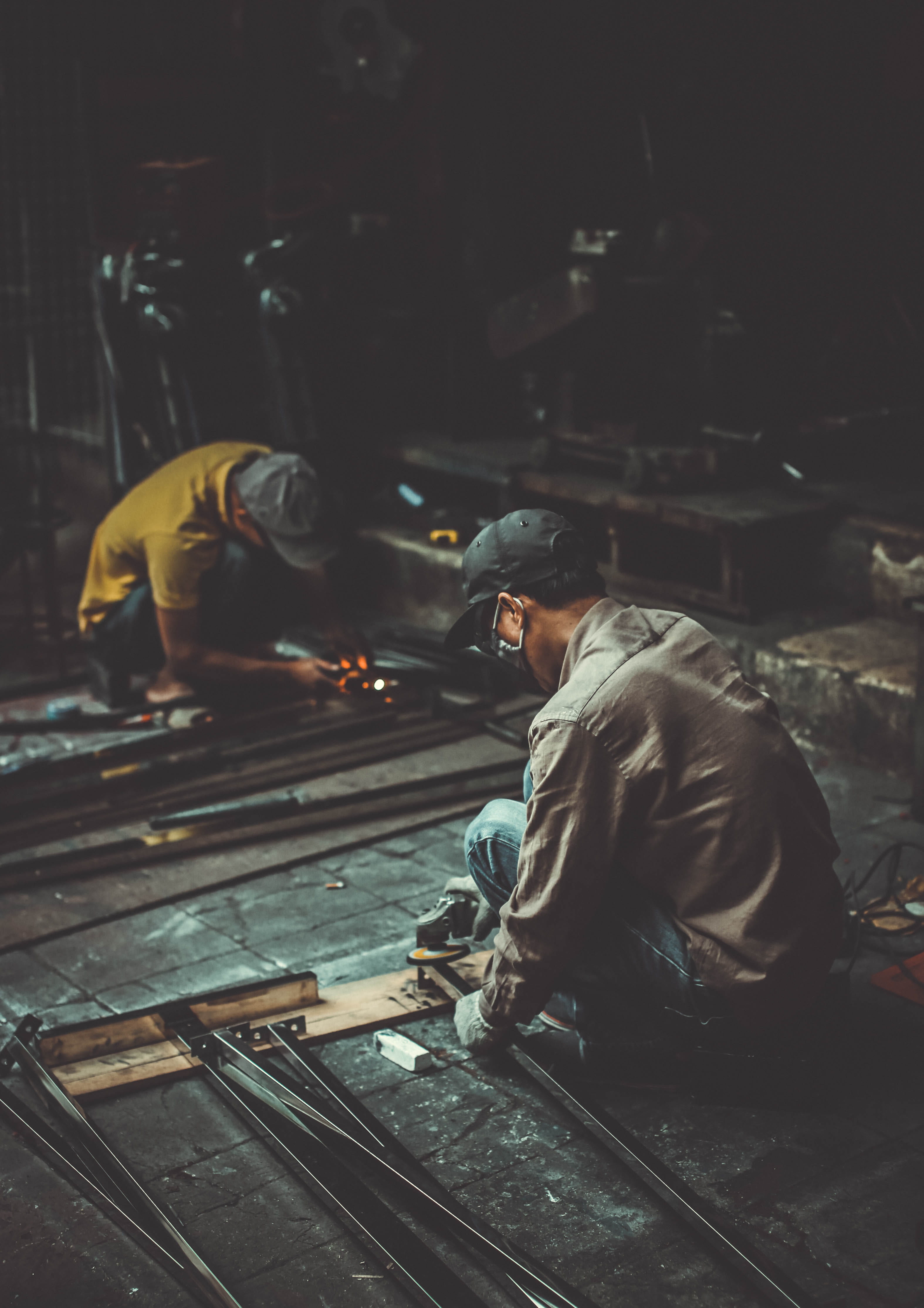 man, angle, occupation, local, workshop, welding Torch, construction, metal Industry, one Person, construction Industry, metal, industry, workman, welder, Phone HD Wallpaper