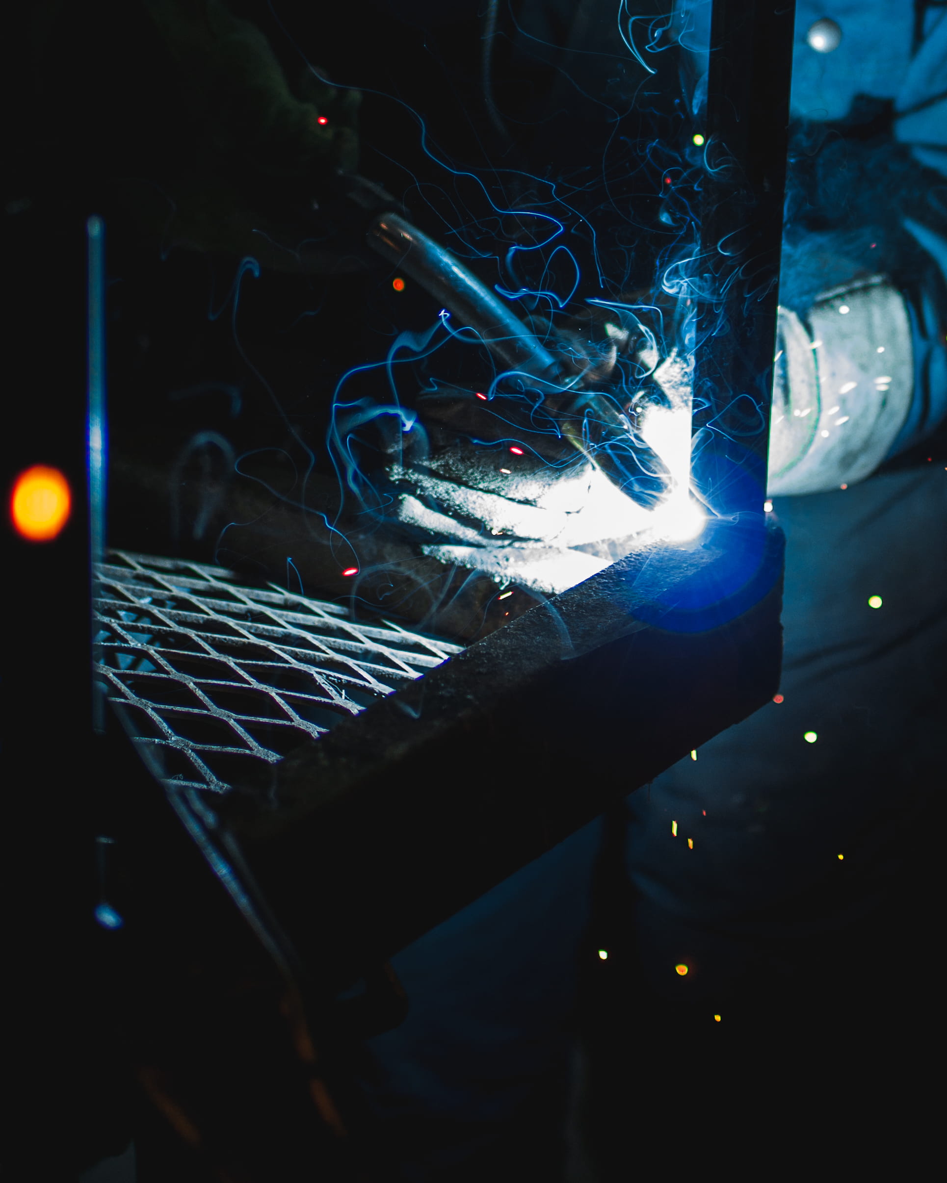 indoors, dark, focus on foreground, photography, torch, industrial, holding, metal industry, illuminated, light - natural phenomenon, heat - temperature, Phone HD Wallpaper