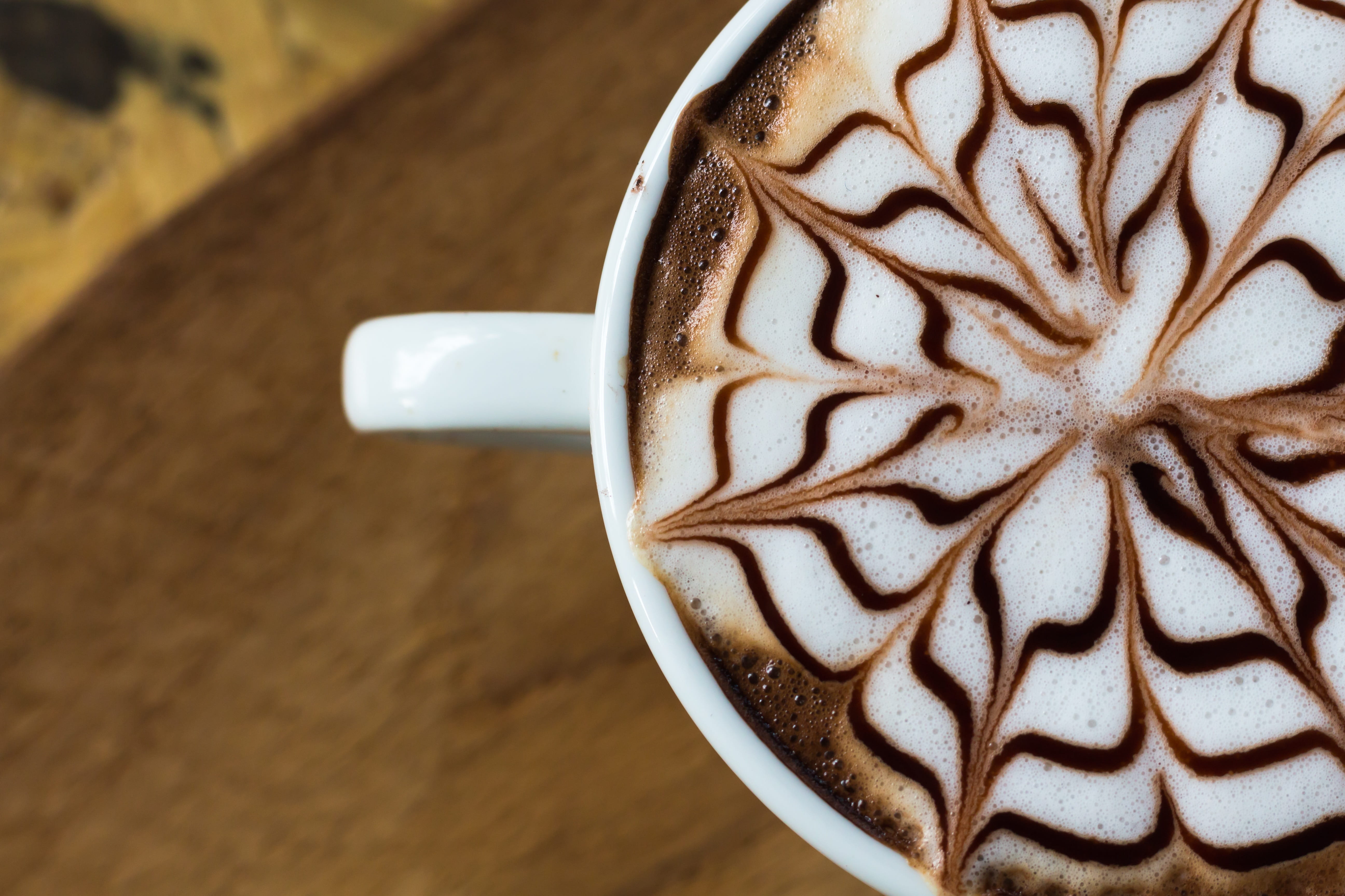 crockery, no People, In The Morning, froth, bubble, heat - Temperature, art, velvety, holidays, Cappuccino, table, bright, espresso, sweet, fragrant, pretty, HD Wallpaper