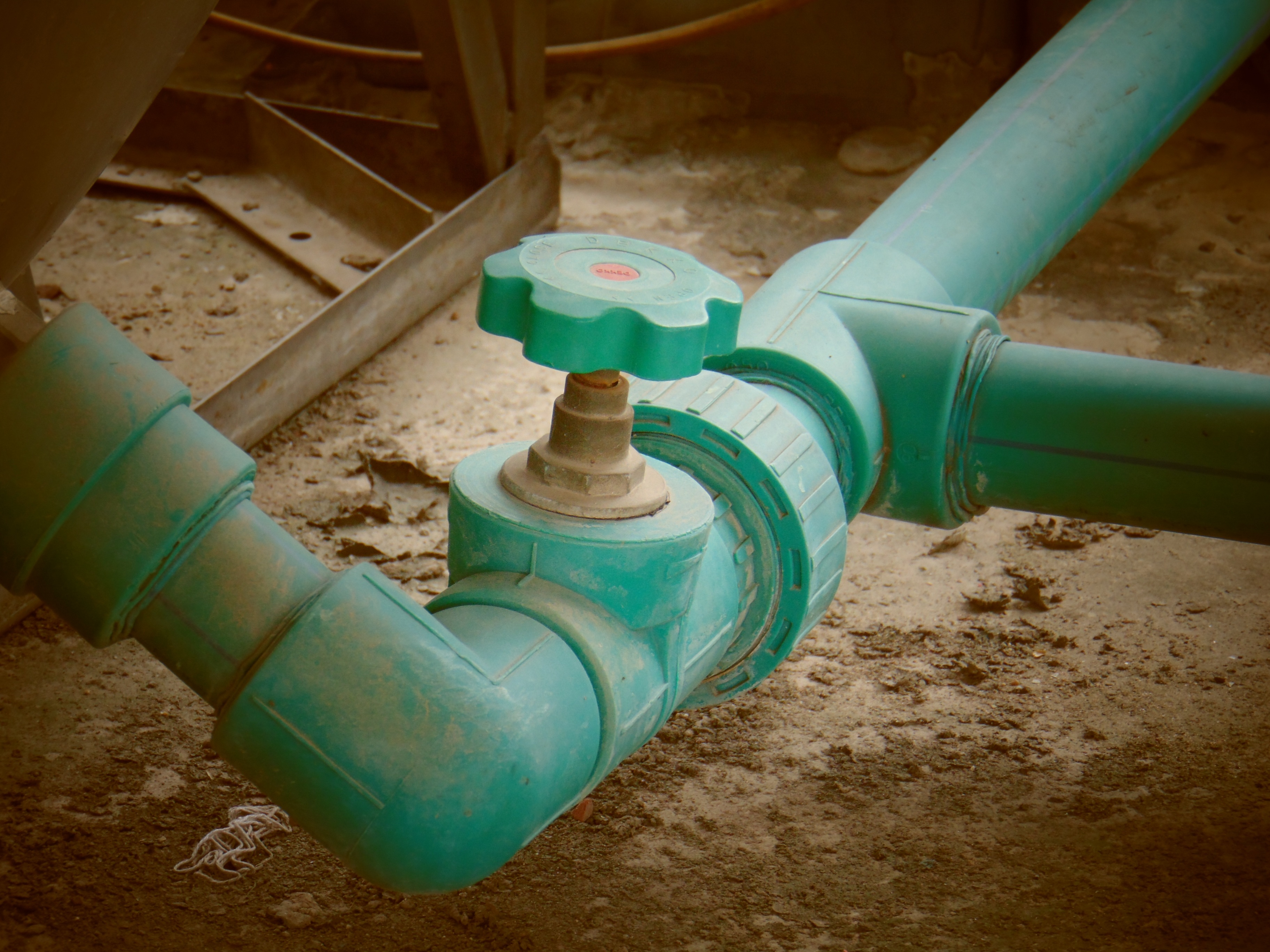 old, day, nature, pipe, 2K, machine valve, no people, sand, outdoor play equipment, construction industry, big old, pipe - tube, field, land, water pipe, HD Wallpaper