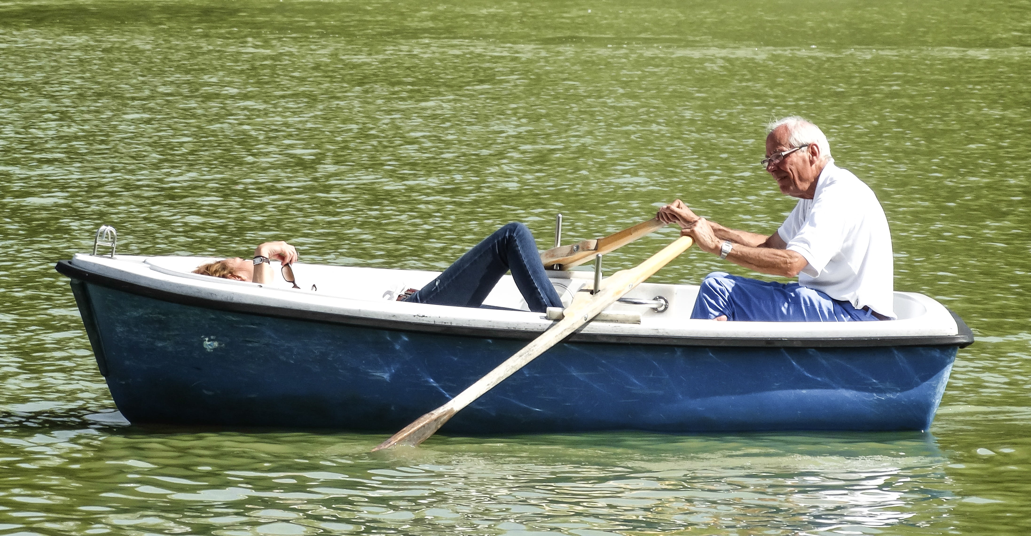 mature Men, mode of transportation, oars, rowboat, two People, people, man in white, white, summer, 4K, transportation, wholesale, leisure activity, adult, HD Wallpaper