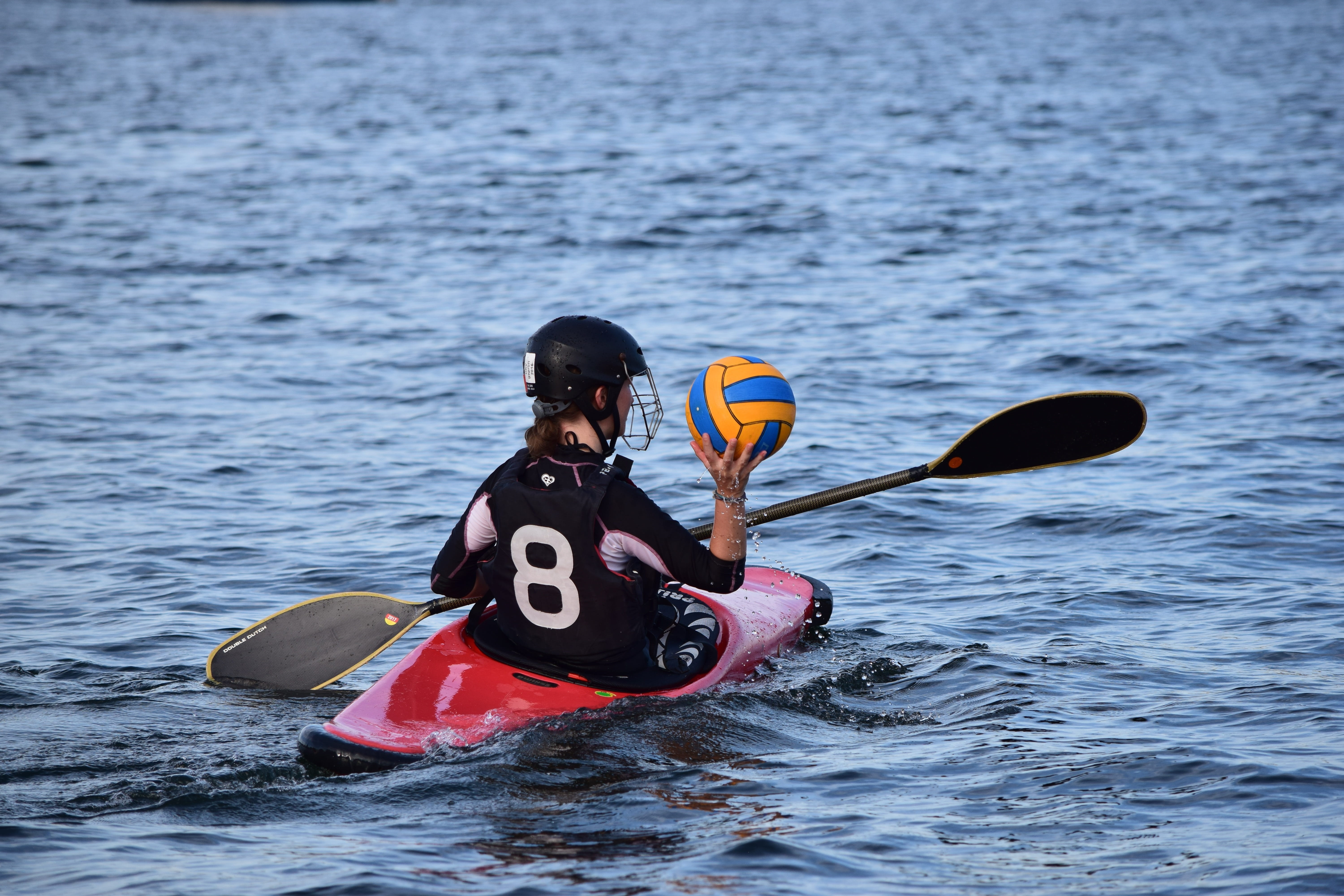 ball sports, 5K, play, leisure activity, oar, motion, nature, adventure, real people, nautical vessel, sport, canoeing, lifestyles, canoe polo, transportation, HD Wallpaper