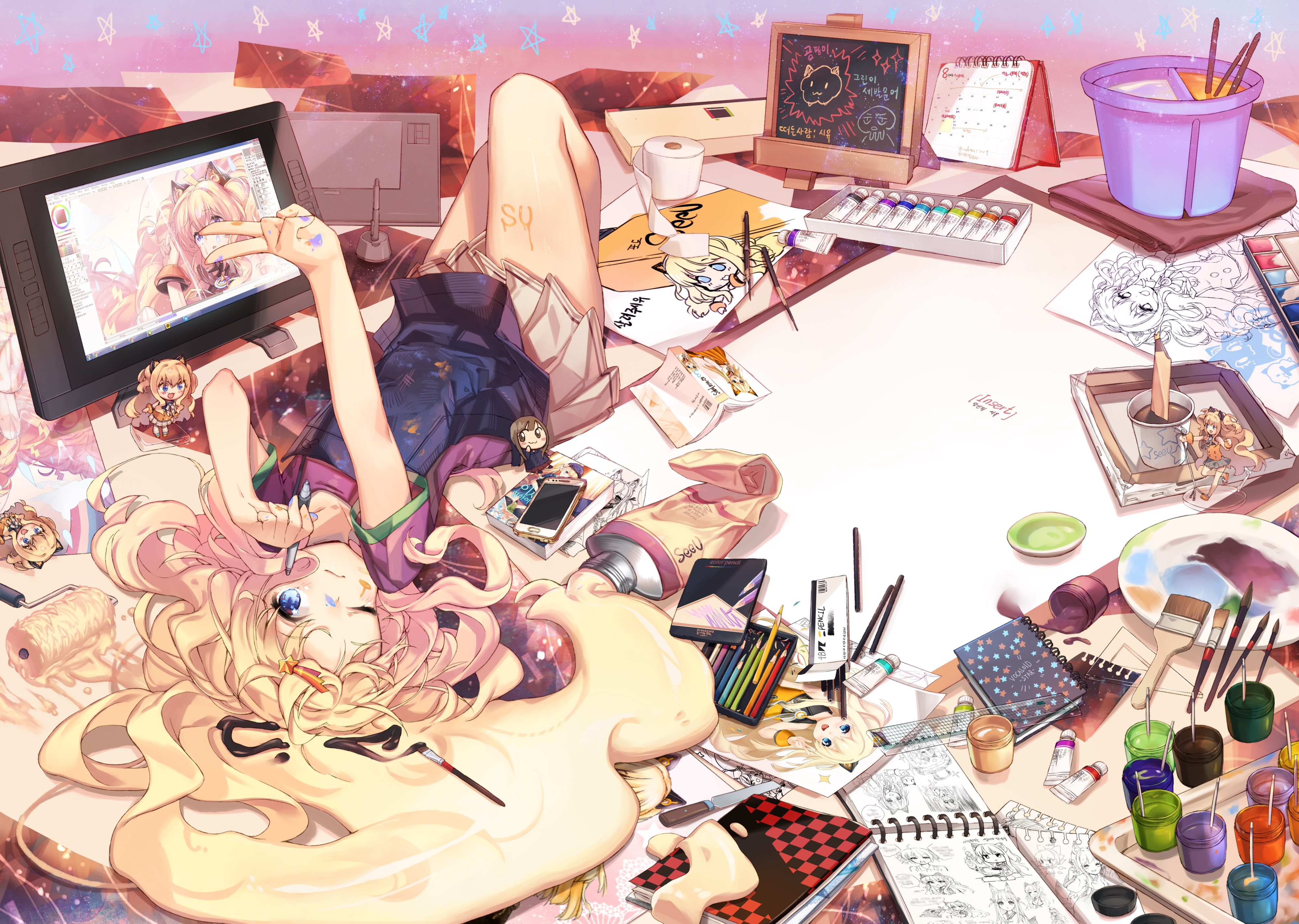 high angle view, multi colored, choice, large group of objects, representation, human representation, paper, abundance, lying down, moe, close-up, creativity, HD Wallpaper