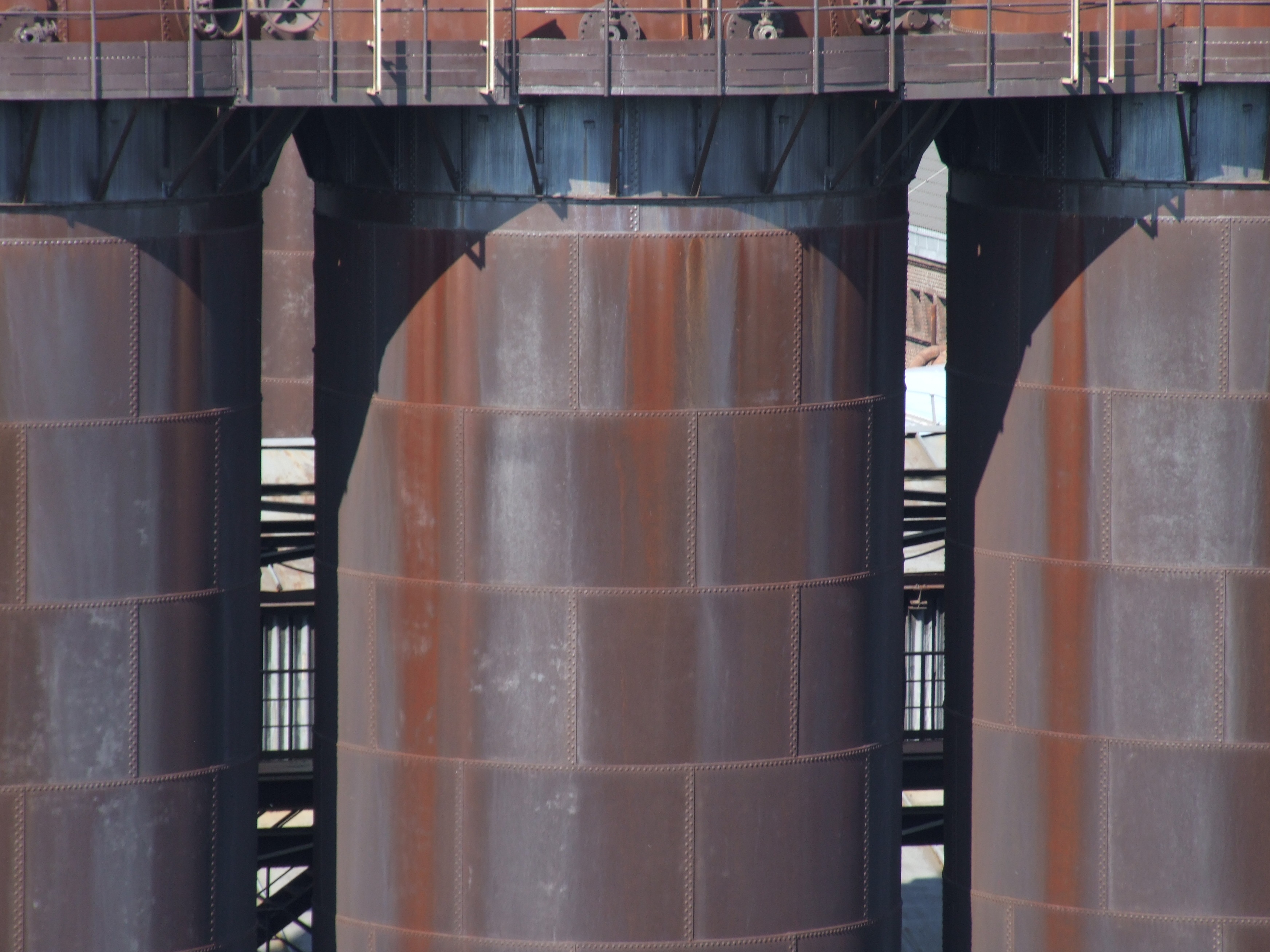 blast furnace, domestic room, metal, industry, in a row, day, factory, container, stack, nature, winery, brown, business, winemaking, silos, stainless, HD Wallpaper