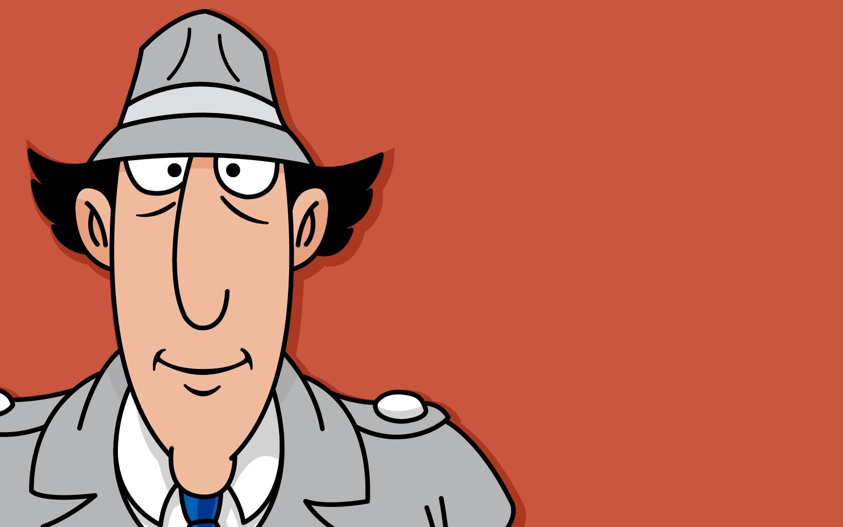 720P, standing, men, one person, relaxation, emotion, inspector gadget, headshot, colored background, adult, portrait, red, beautiful people, positive emotion, HD Wallpaper