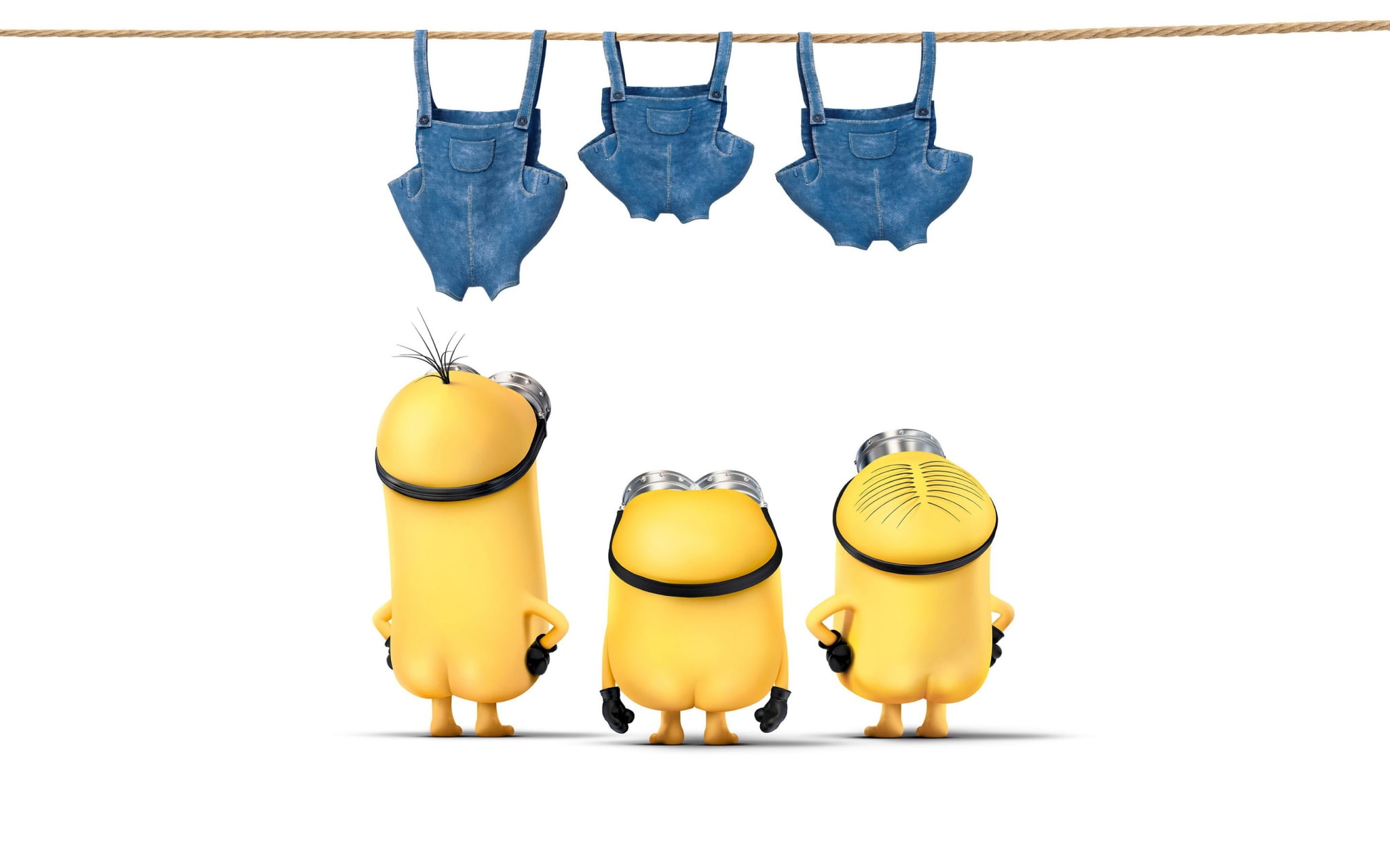 transfer print, 1080P, freshness, close-up, yellow, white background, cut out, healthy eating, animal, three objects, minion  pictures, food, no people, HD Wallpaper