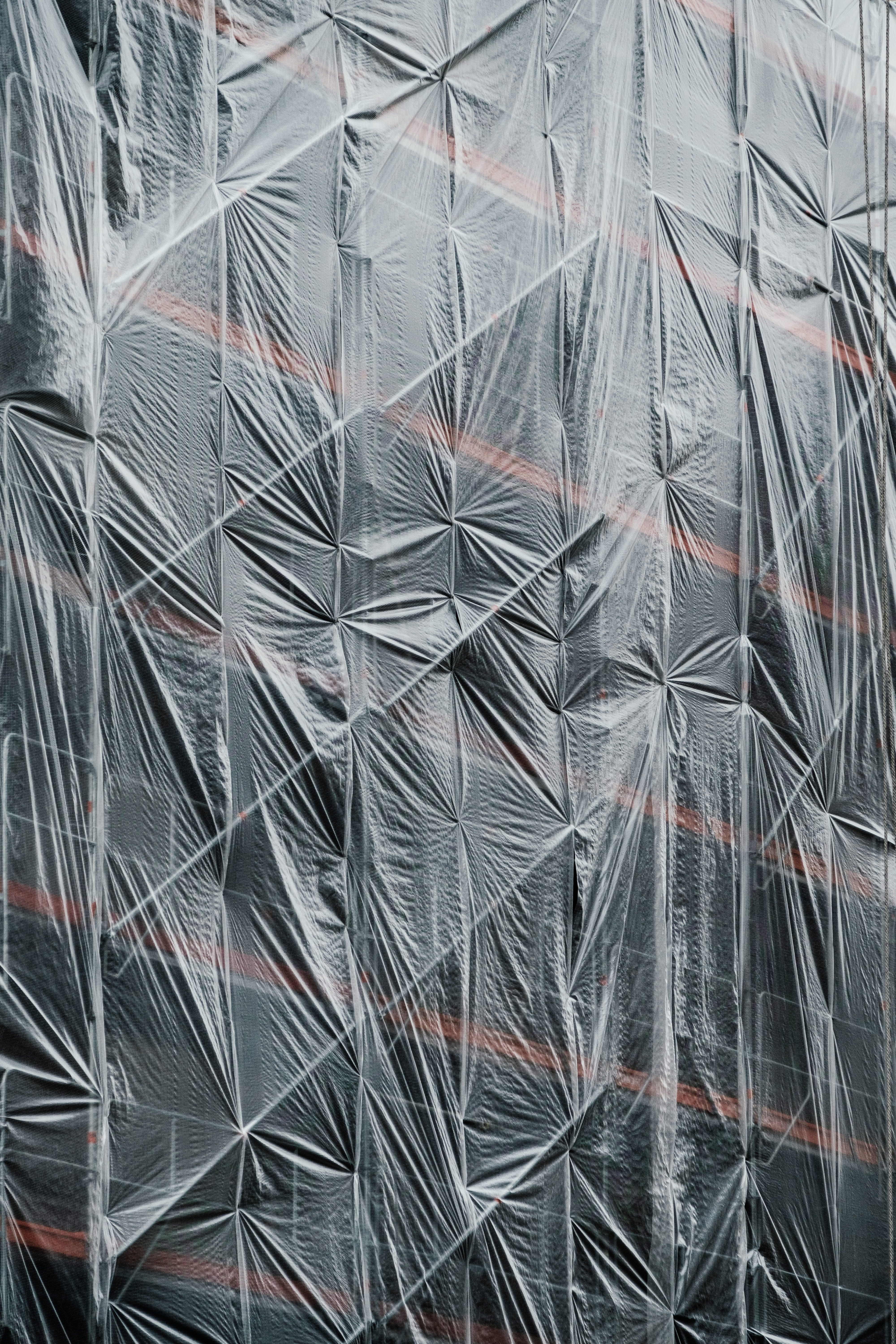 day, abstract, close-up, no people, photo, metal, pattern, sheet, shape, backgrounds, cover, black, construction, tarpaulin, abstract backgrounds, 5K, Phone HD Wallpaper