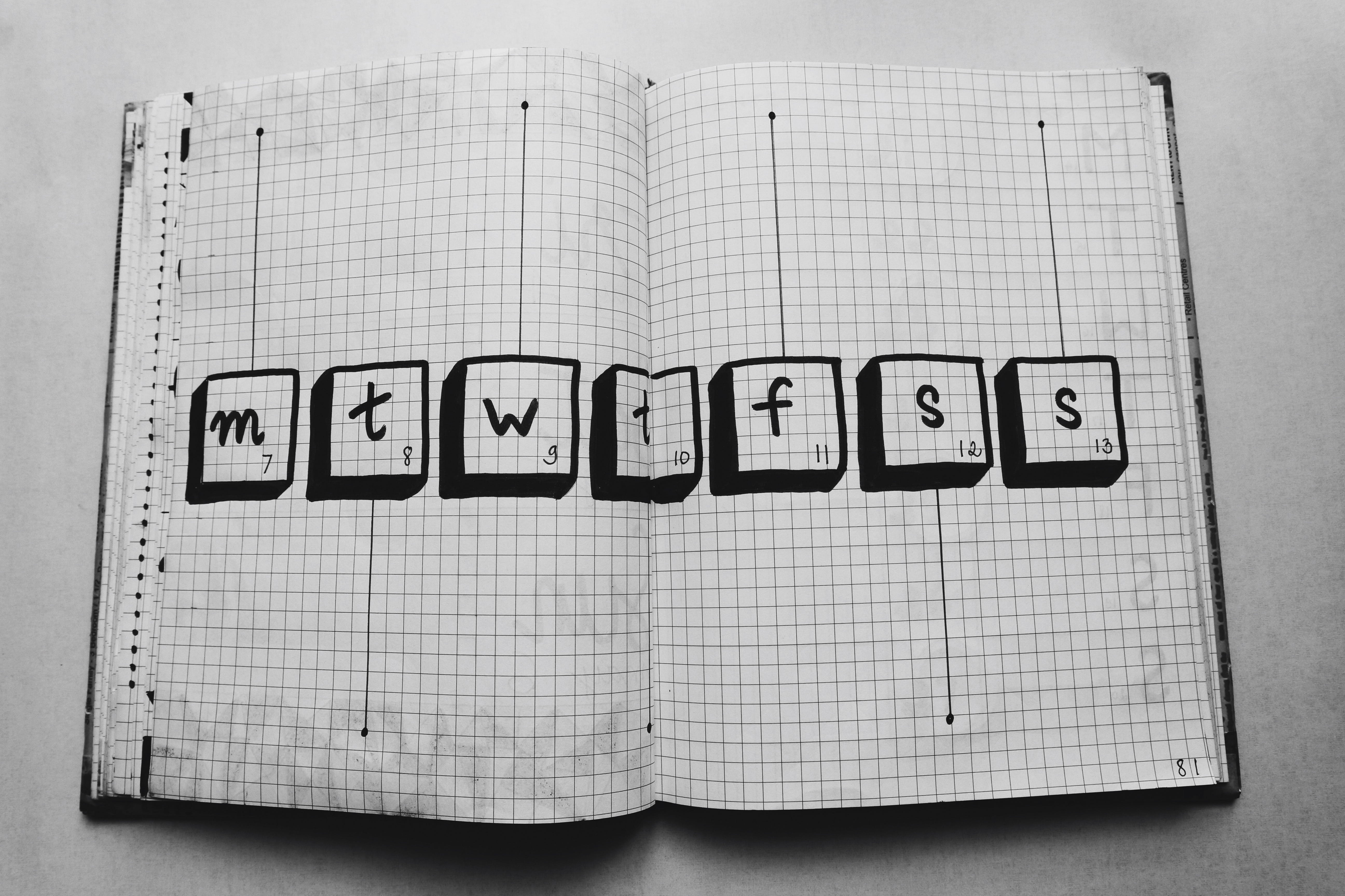 notebook, book, education, still life, studio shot, no people, print, directly above, capital letter, business, computer, illustration, laptop, symbol, HD Wallpaper