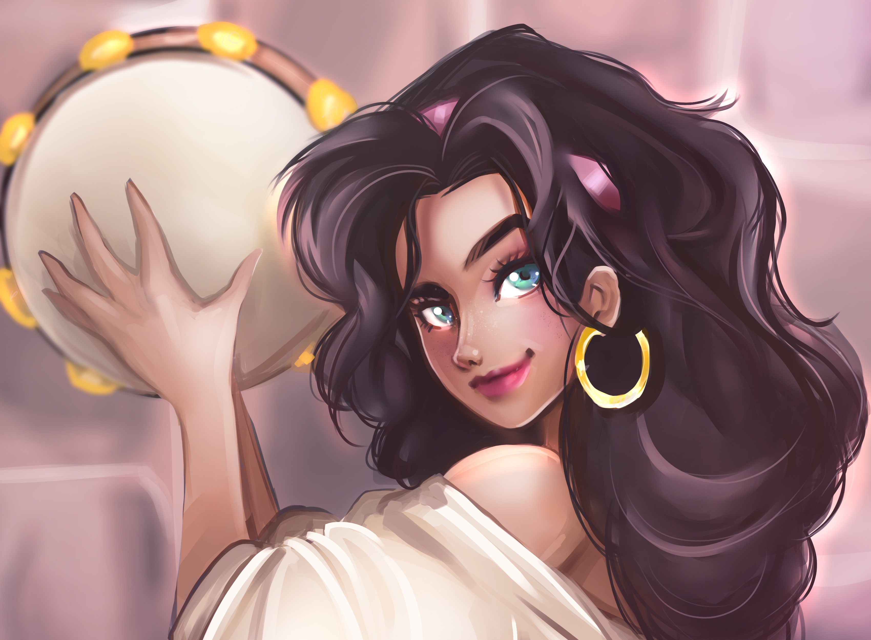 2K, The hunchback of Notre Dame, by Kachumi, Esmeralda, HD Wallpaper