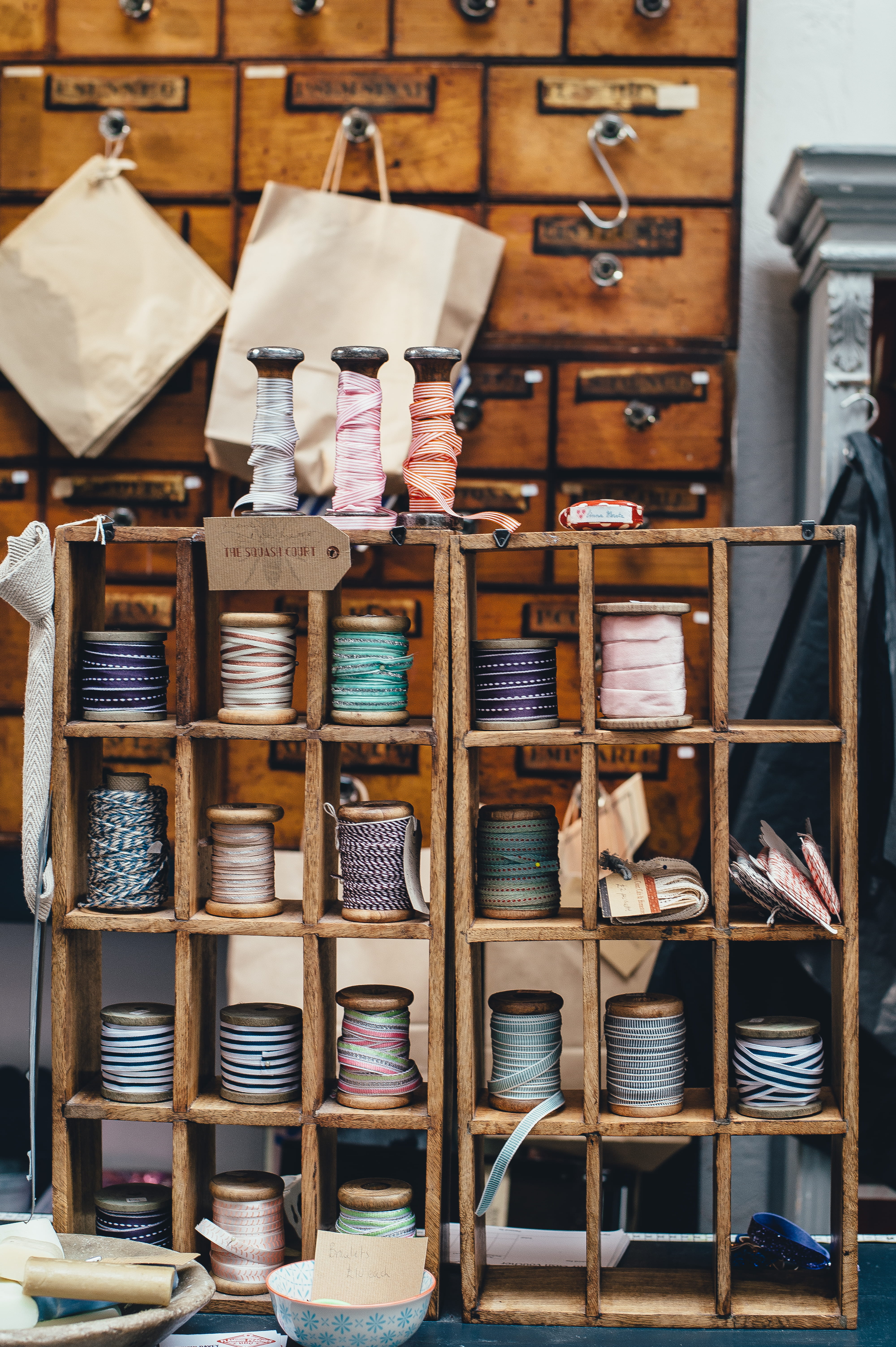 small business, for sale, spool, success, shelf, money, sale, workshop, assorted, rack, threads, wood - material, vintage, no people, variation, business, Phone HD Wallpaper