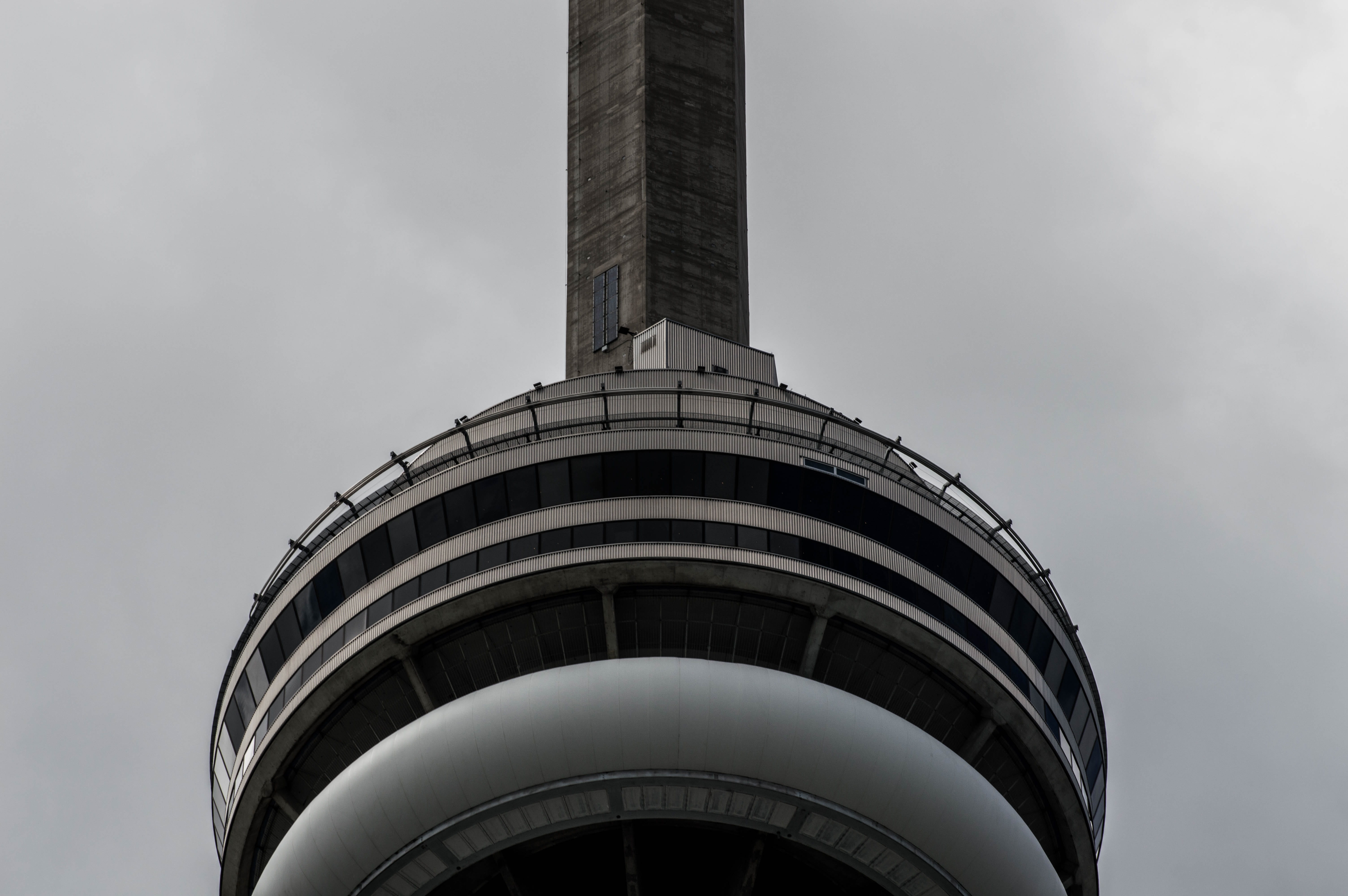 view, needle, space, grey, skyscraper, cloud, city, eye, fog, shape, cloud - sky, worm, built structure, close, 5K, building exterior, office building exterior, HD Wallpaper