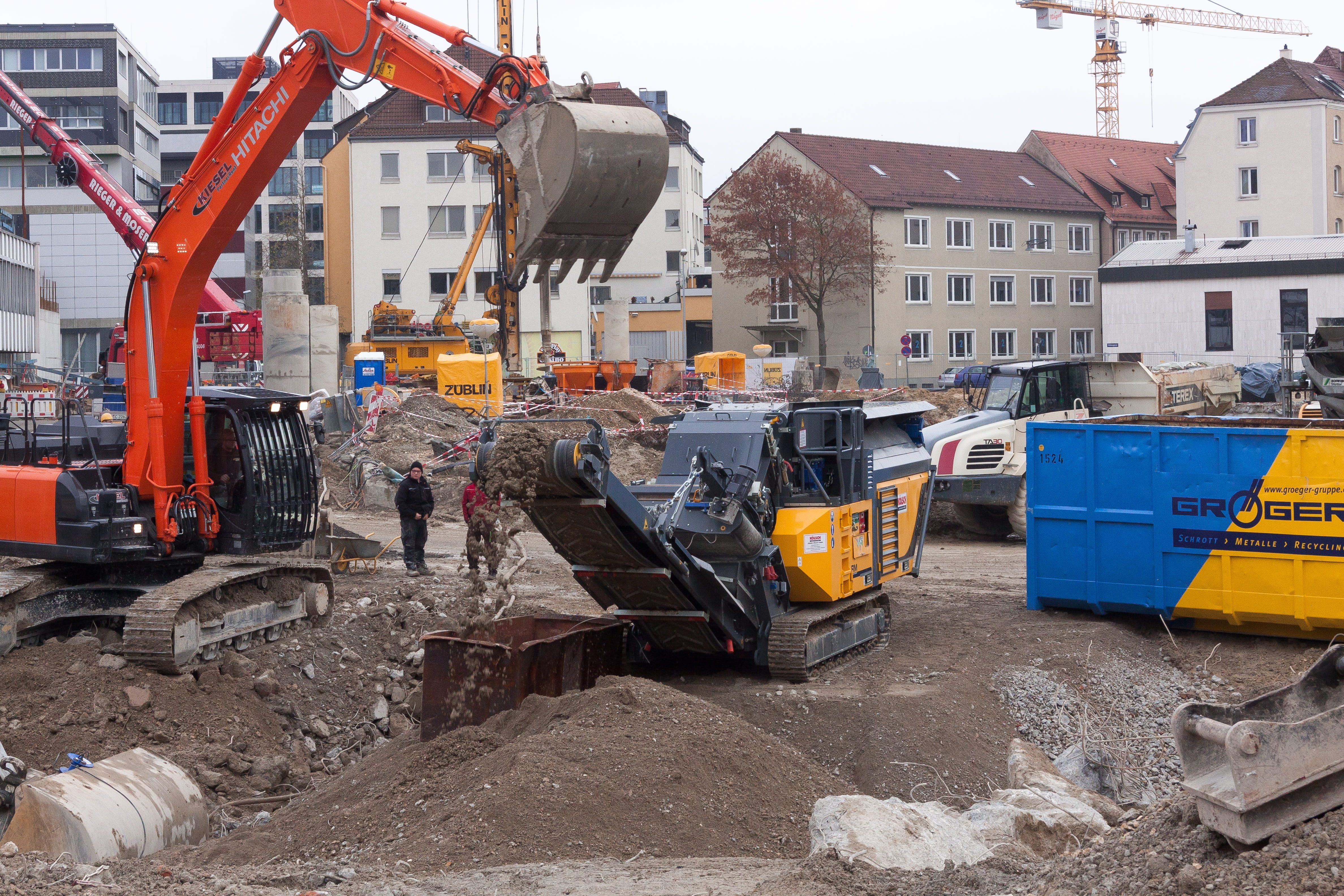 equipment, nature, construction Machinery, built Structure, working, transportation, Conveyor Belt, bulldozer, road construction, digging, outdoors, construction Equipment, HD Wallpaper