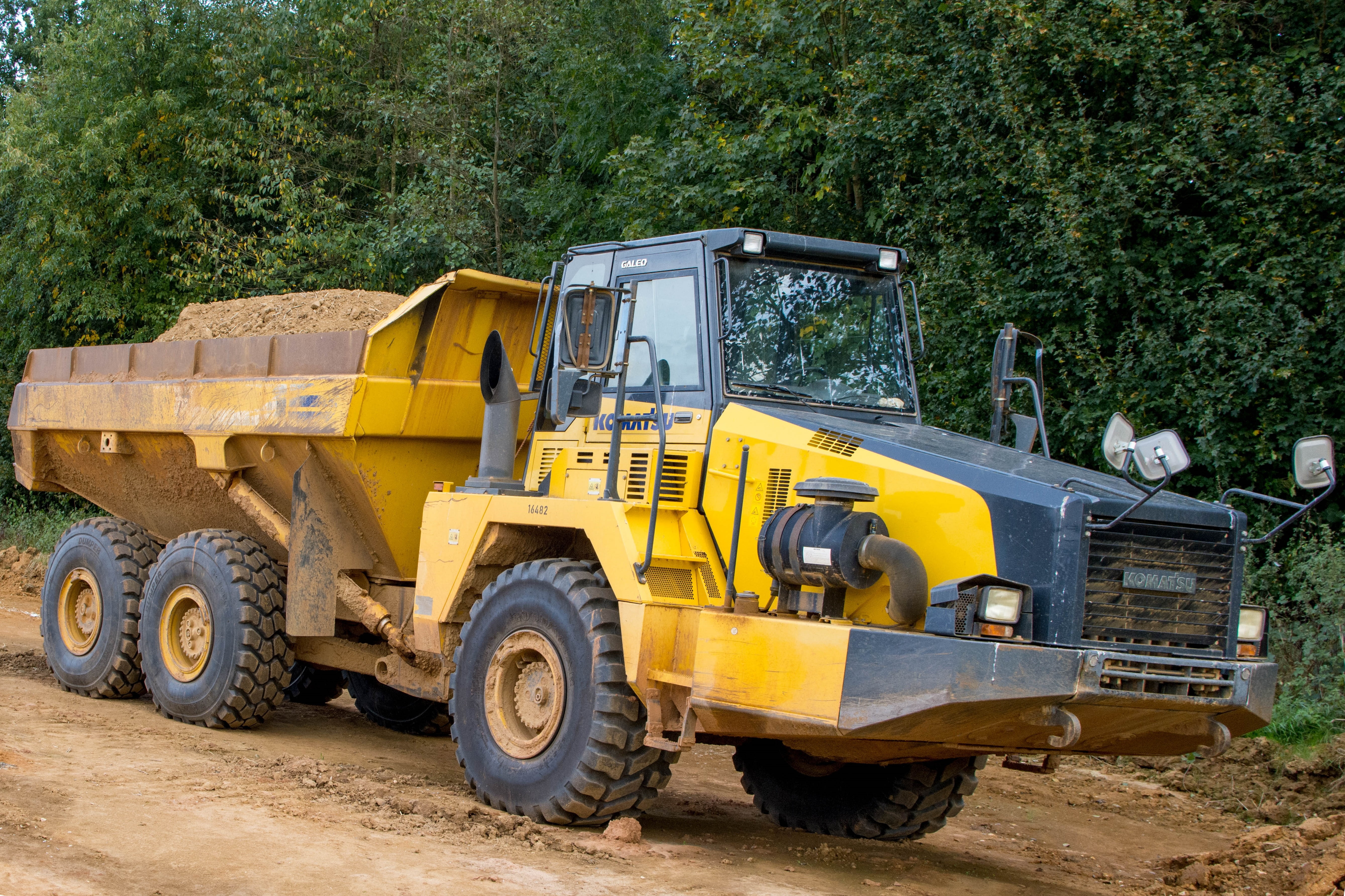 plant, tipper, construction industry, bulldozer, equipment, power, wheel, dump truck, machinery, outdoors, mode of transportation, truck, land vehicle, HD Wallpaper