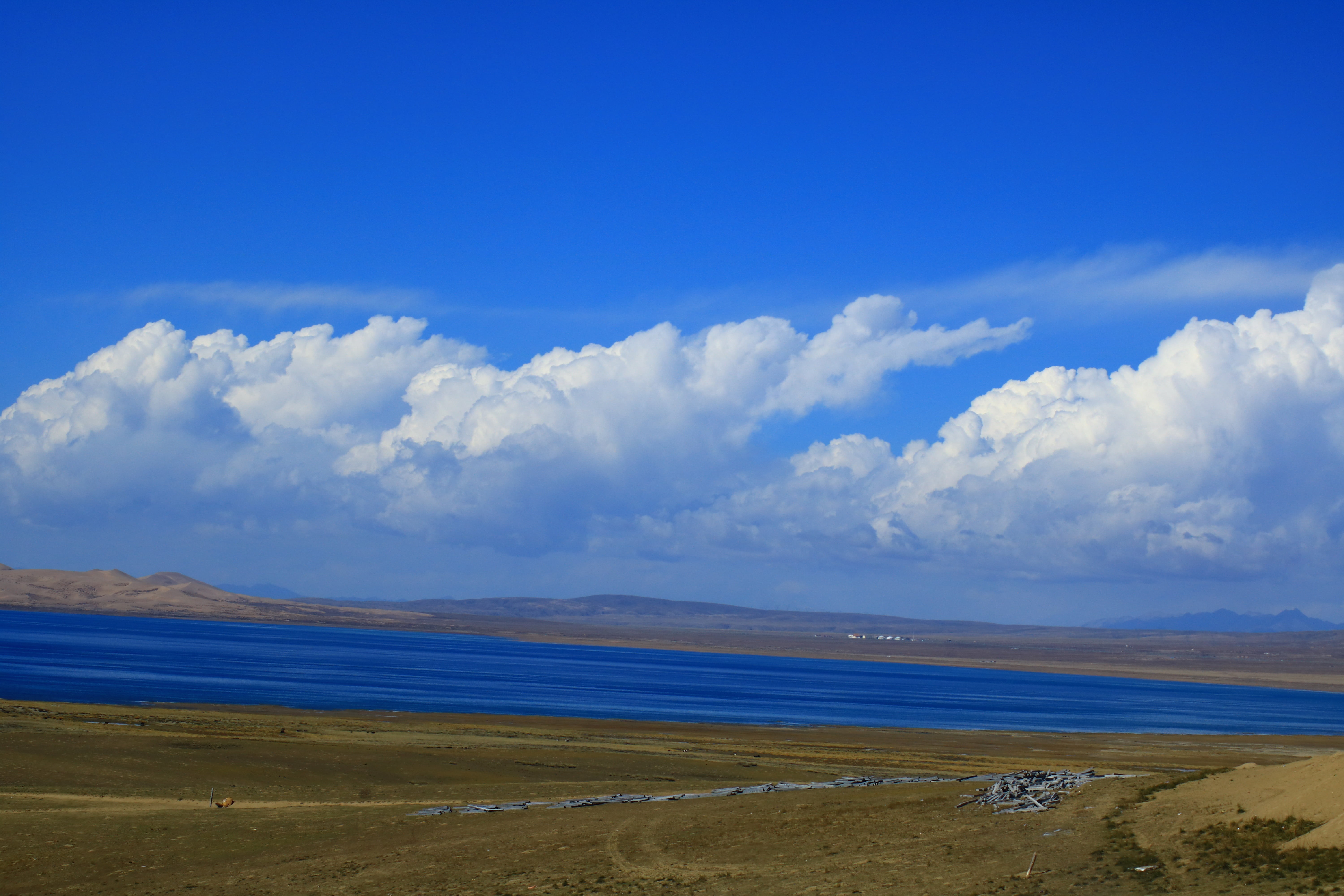 landscape, non-urban scene, nature, lake, the scenery, beauty in nature, china, environment, no people, sand, sea, qinghai, views, blue, tranquil scene, HD Wallpaper