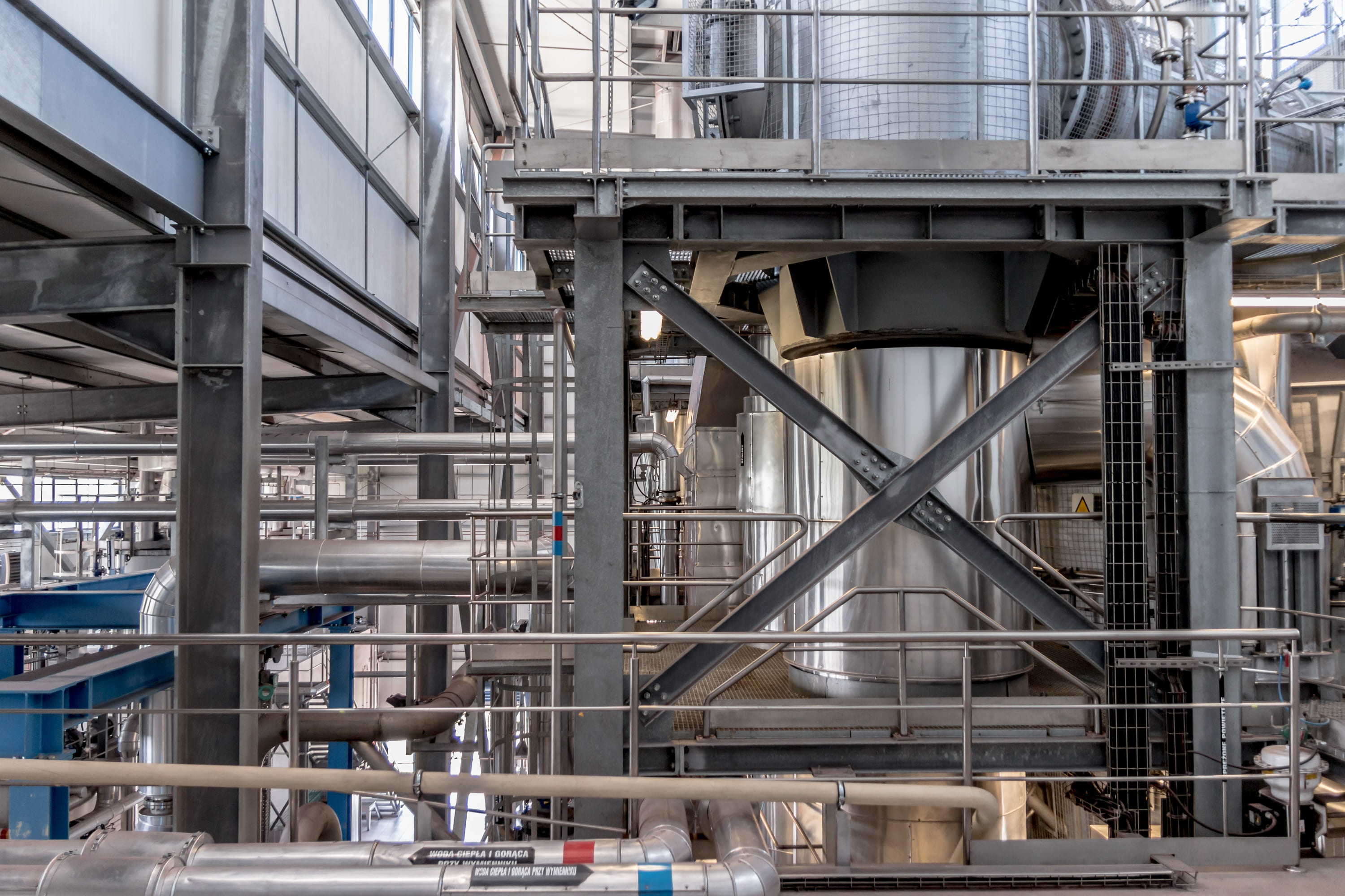 metal, metal industry, the industry, steel, boiler, 2K, complexity, industry, outdoors, no people, infrastructure, connection, low angle view, tube, modern, HD Wallpaper