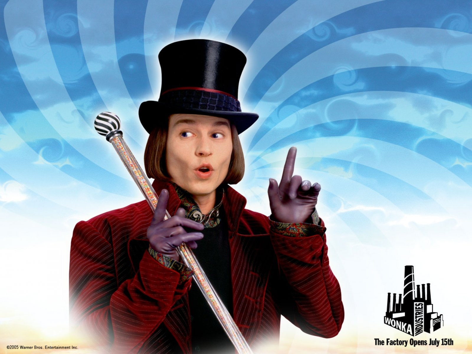 fantasy, factory, charlie, 720P, depp, musical, chocolate, comedy, charlie-chocolate-factory, adventure, family, HD Wallpaper