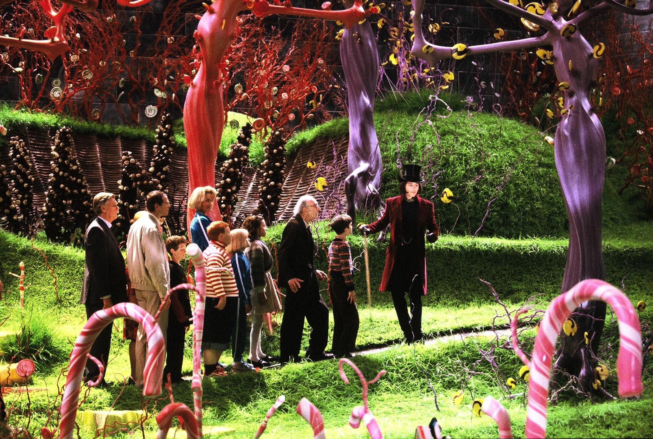 family, charlie, chocolate, depp, factory, adventure, musical, fantasy, charlie-chocolate-factory, 1080P, comedy, HD Wallpaper