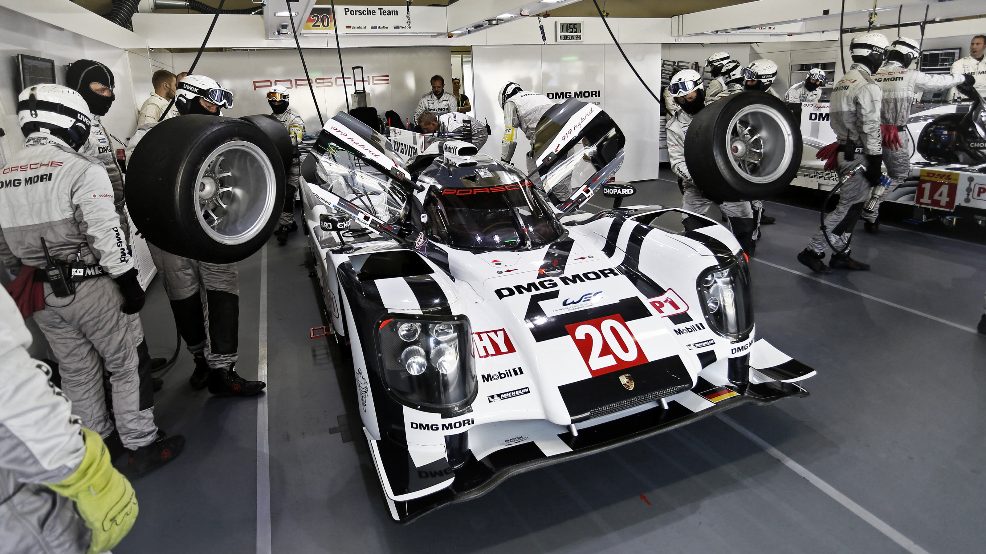 air vehicle, healthcare and medicine, car, teamwork, equipment, porsche, lmp1, 2K, engineering, aerospace industry, race, 9r9-14, real people, safety, HD Wallpaper