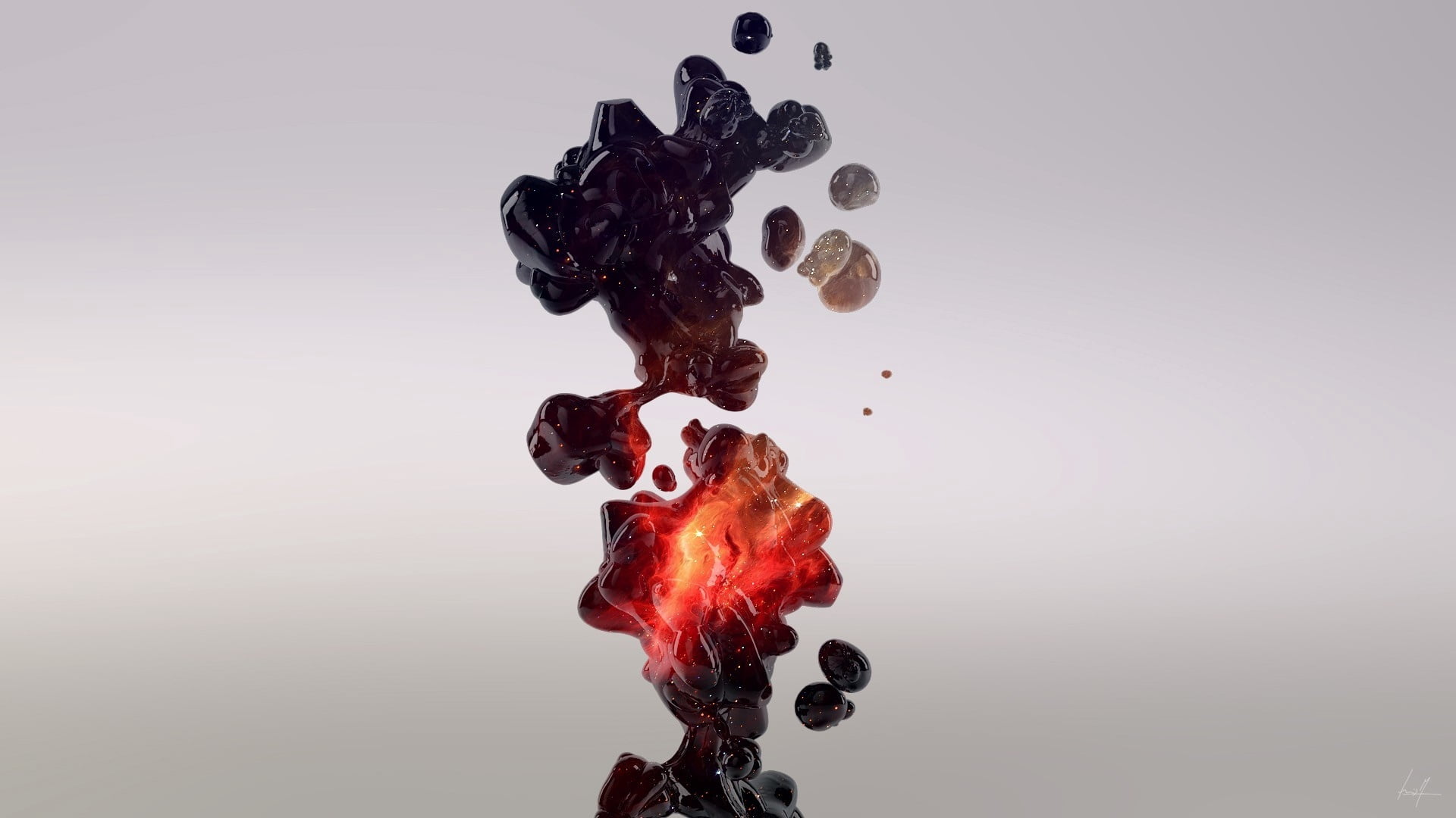 illustration, smoke - Physical Structure, form, black color, copy space, cut out, no people, nature, fire - Natural Phenomenon, food and drink, shape, food, HD Wallpaper
