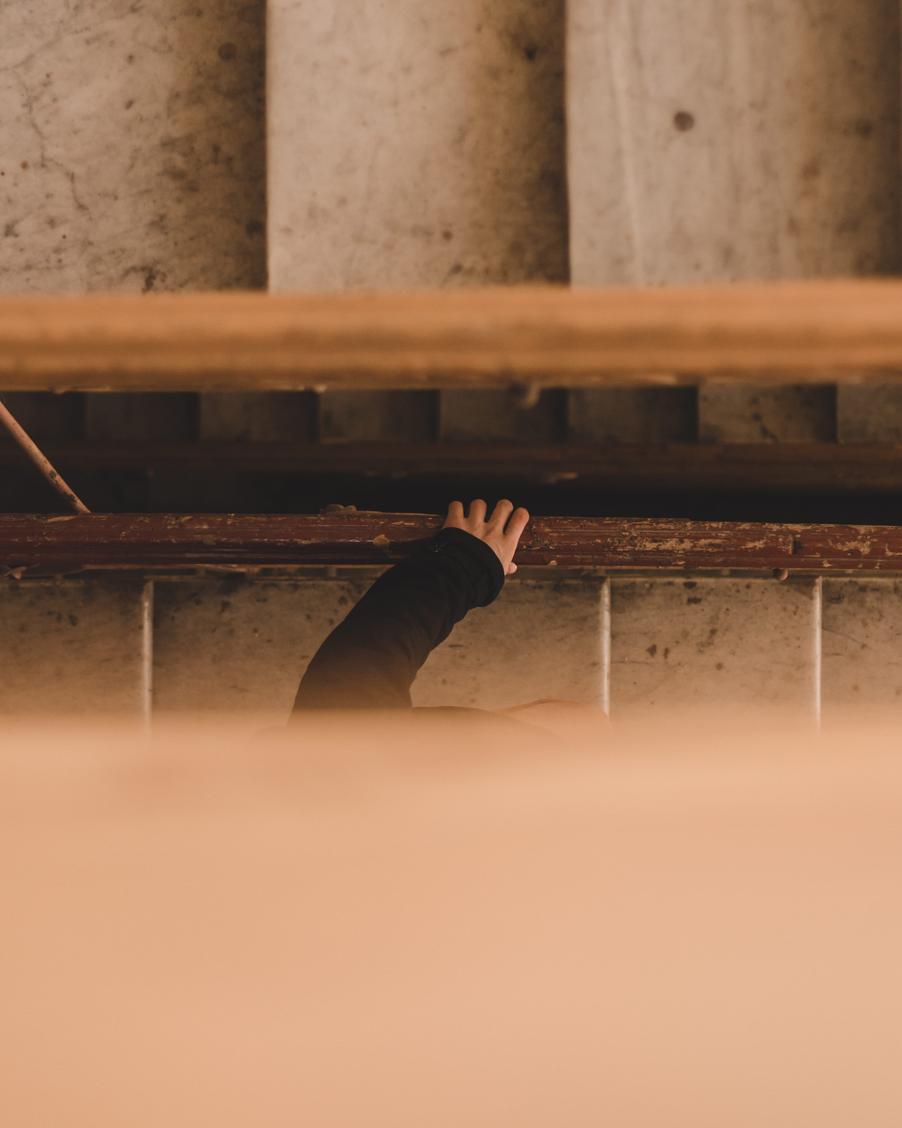 building, human leg, wall - building feature, person, 4K, banister, dune, desert, exercising, staircase, carpenter, human, body part, nature, one person, Phone HD Wallpaper