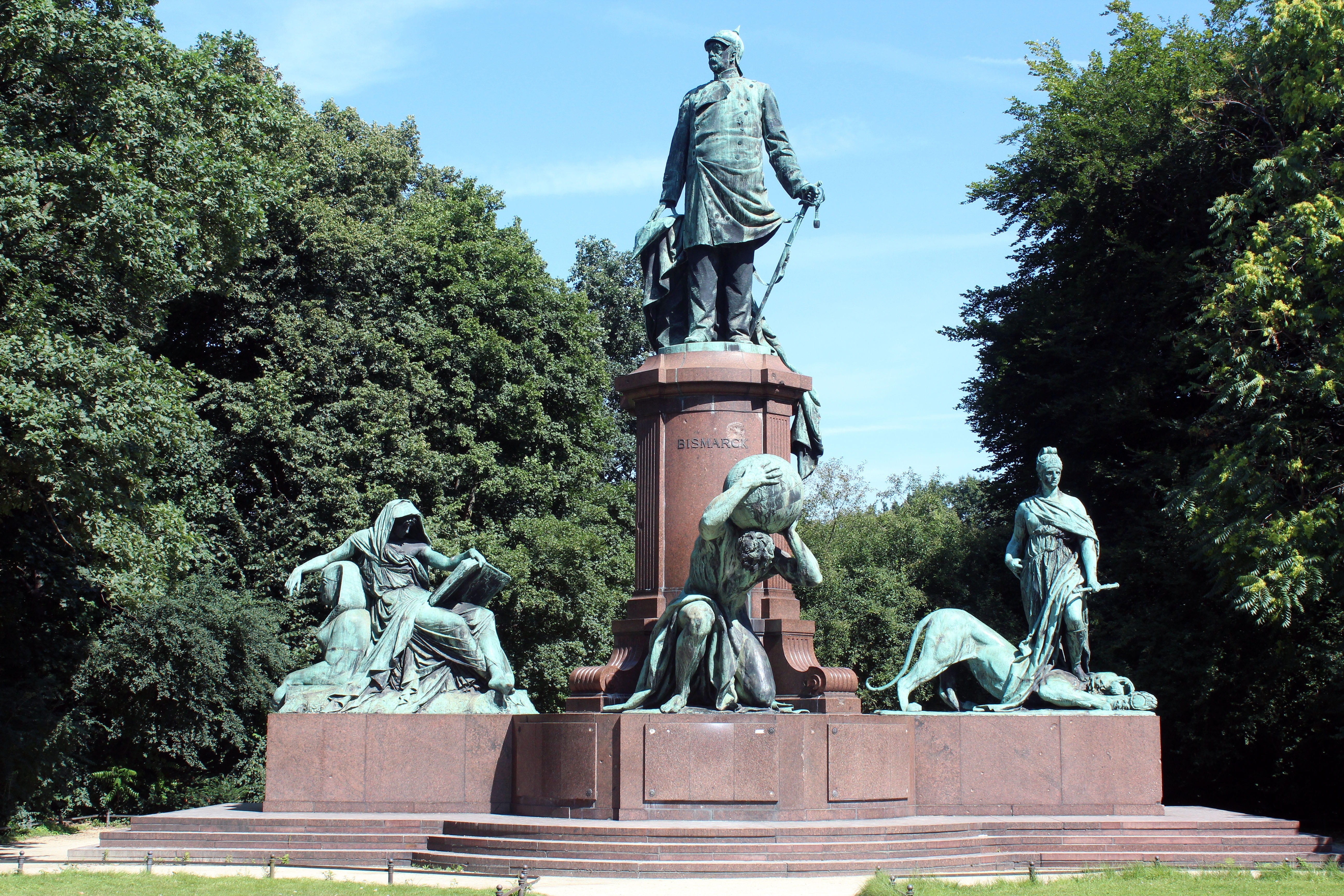 monument, königsplatz, the past, berlin, sculpture, government, architecture, 5K, siegfried, 1938, outdoors, national monument, nature, germania, plant, HD Wallpaper
