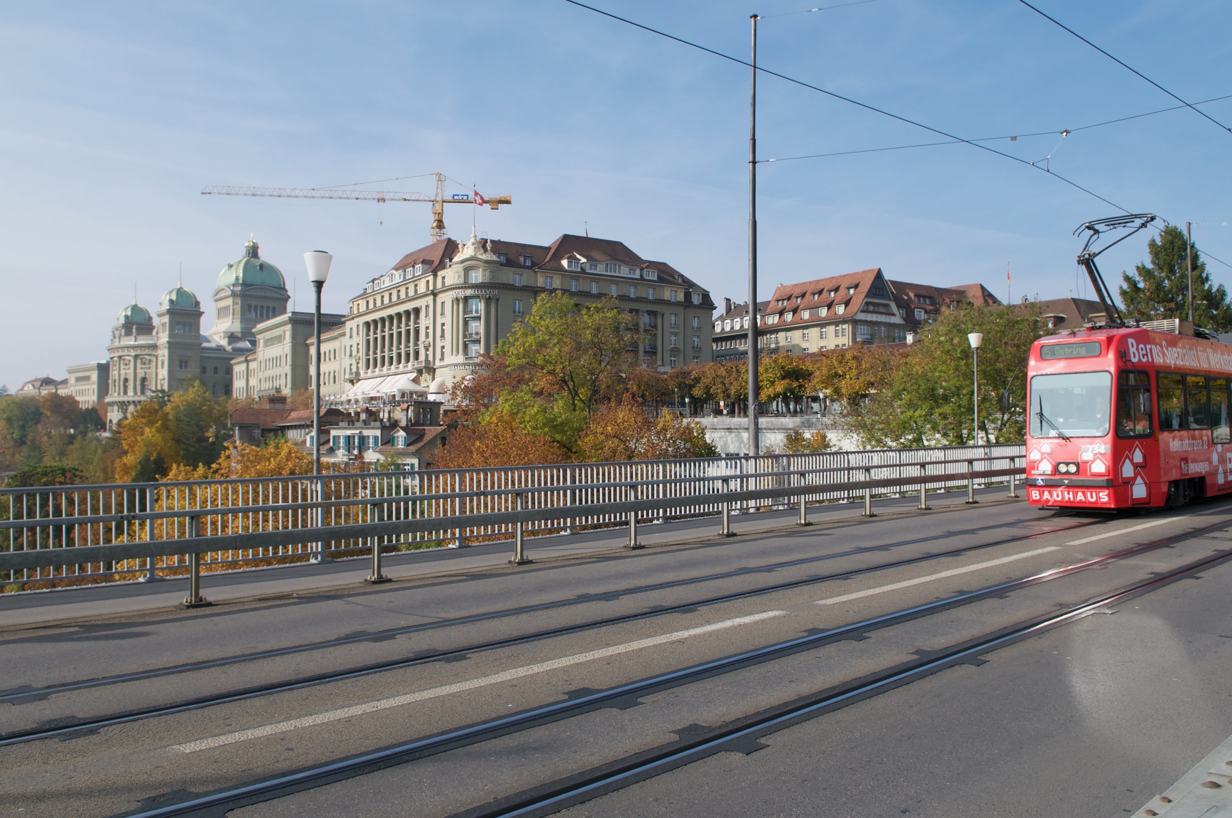 nature, capital, travel destinations, built structure, bundeshaus, panorama, public transportation, city, sky, road, no people, track, bern, bern mobile, HD Wallpaper