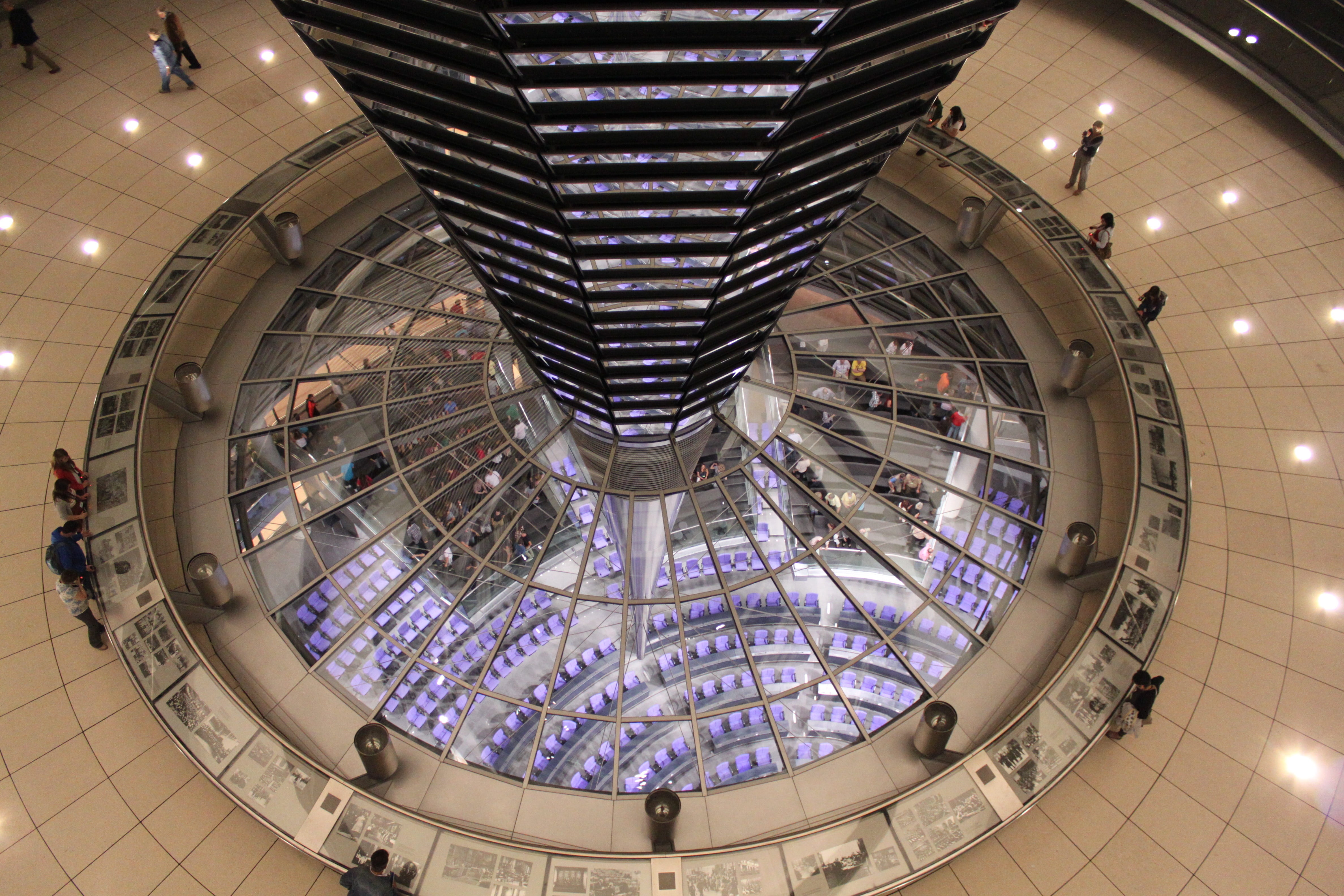 4K, pattern, lamps, illuminated, geometric shape, glass window, glass, reichstag building, high, lighting, directly below, lighting equipment, glass dome, HD Wallpaper