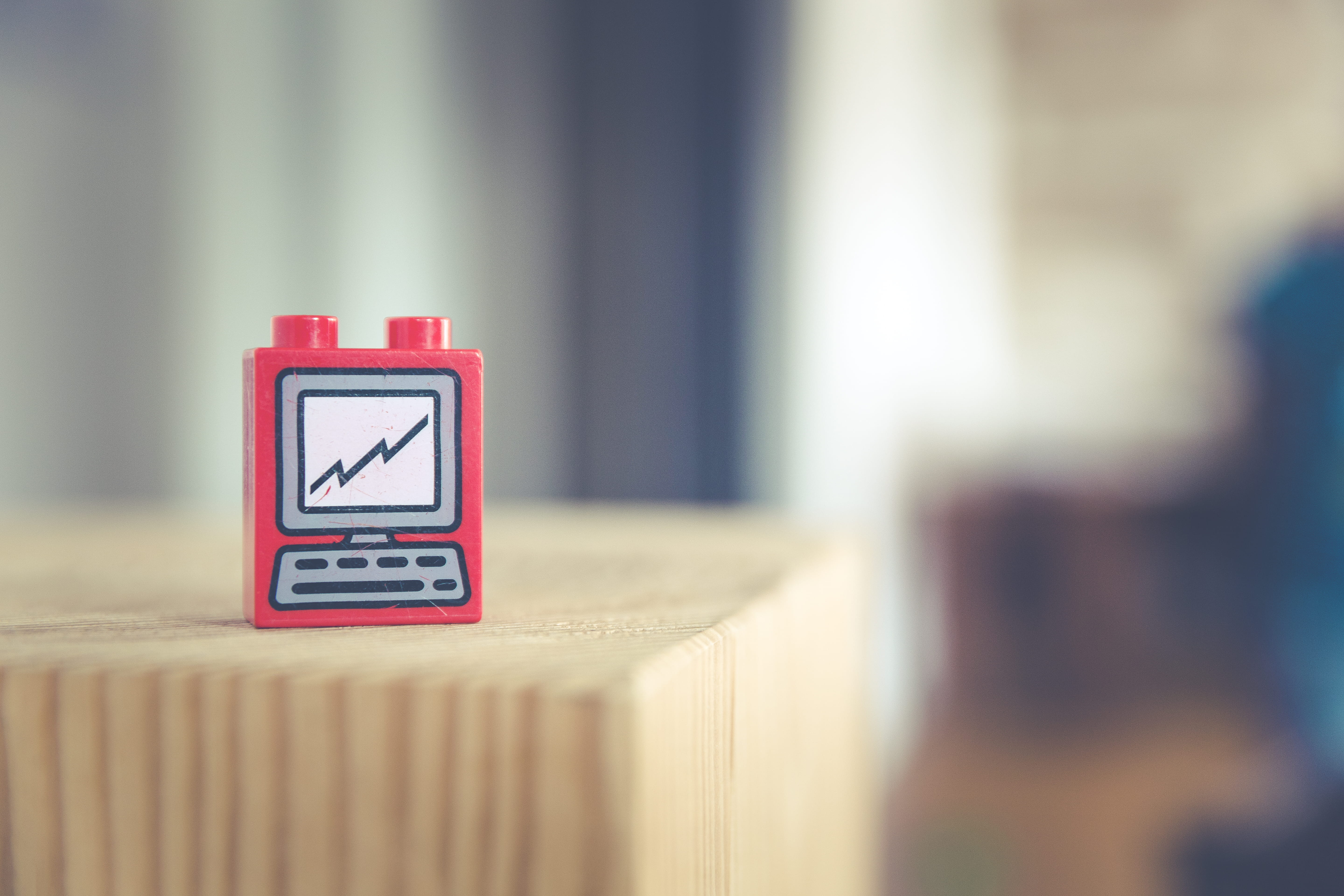 close-up, computer, urgency, box, selective focus, container, no people, toy block, wooden, stack, 5K, tug, focus on foreground, transport, wheel loader, HD Wallpaper