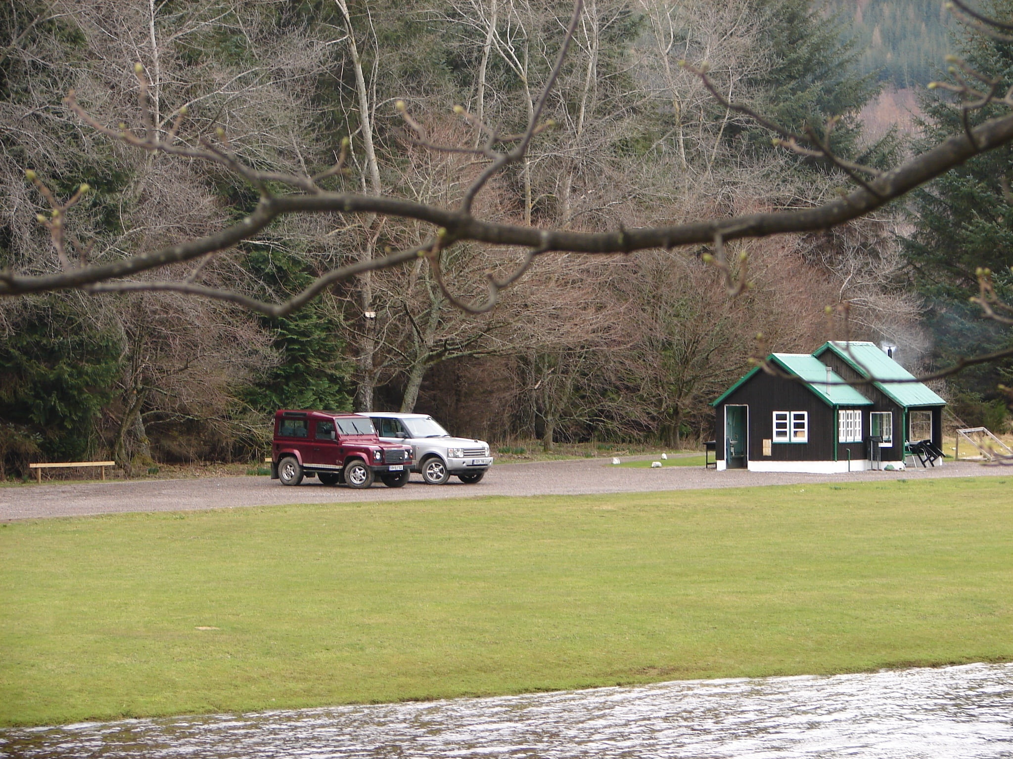 speyside, growth, highland, fishing, arndilly hut, plant, craigellachie, grass, no people, nature, architecture, land vehicle, scotland, tree, 1080P, motor vehicle, HD Wallpaper