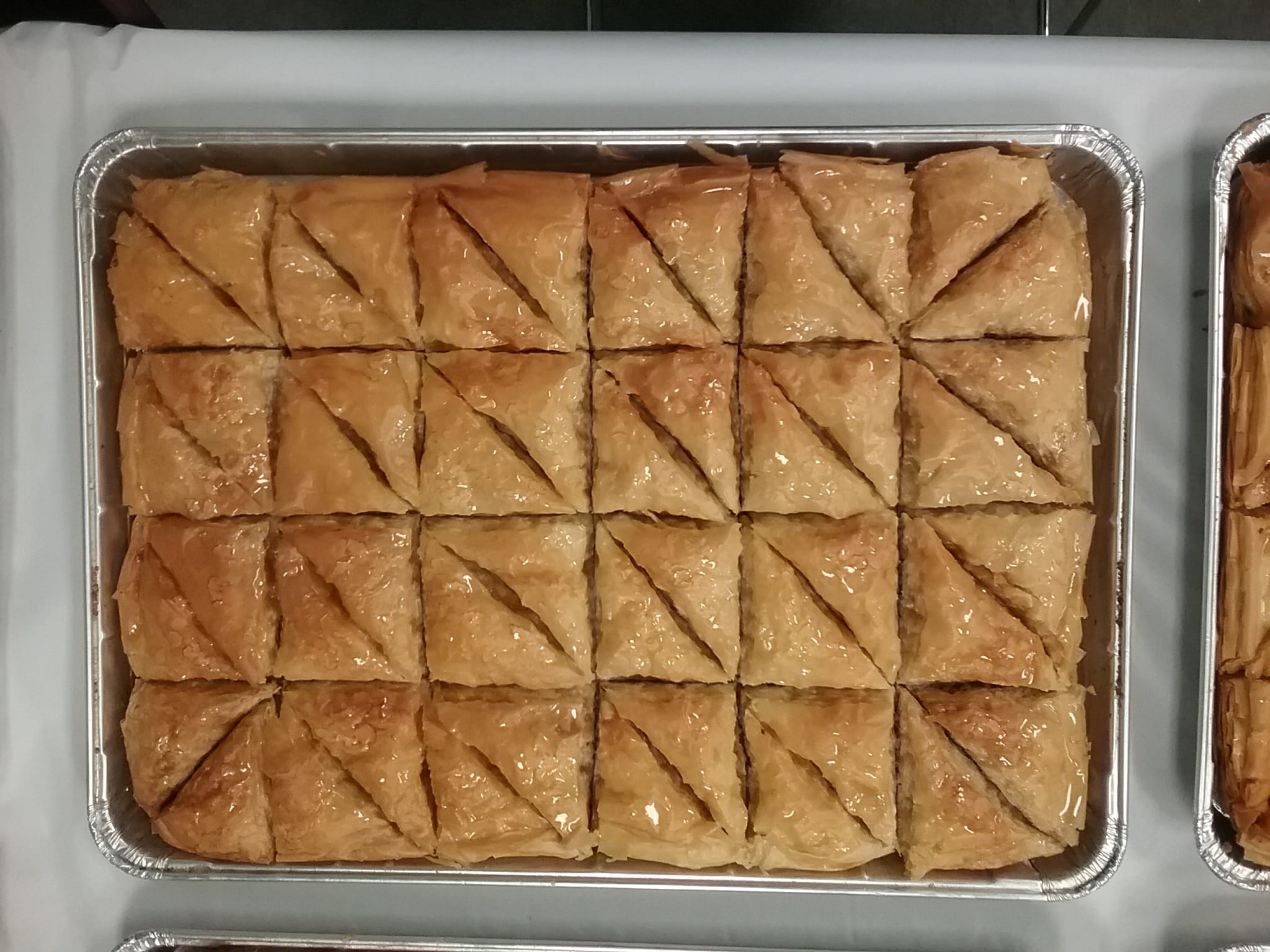 dessert, 1080P, sweet, baked, indulgence, close-up, Greek, greek walnut pastry, Baklawa, Baklava, temptation, snack, ready-to-eat, food, freshness, baking sheet, HD Wallpaper