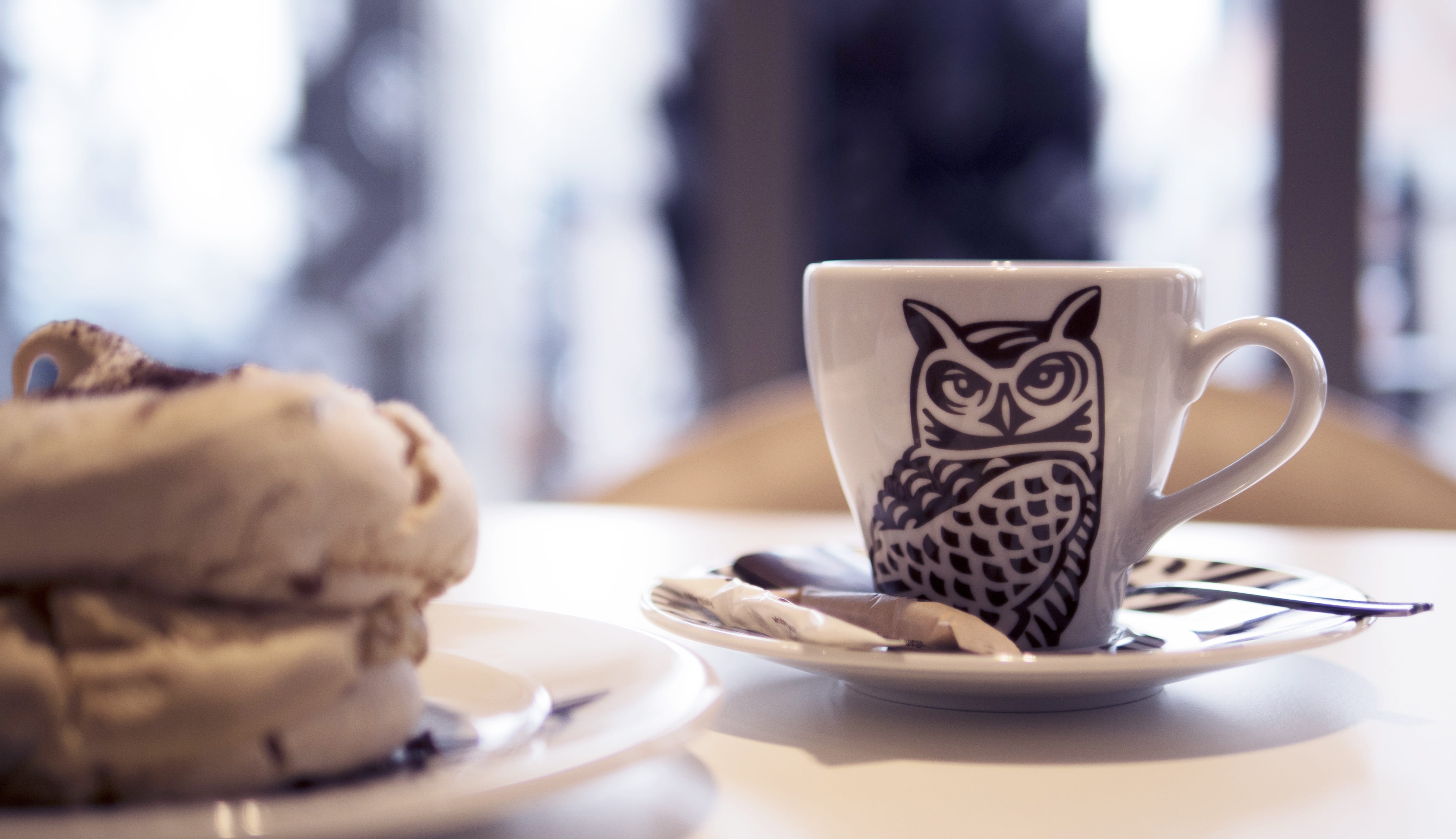 coffee - drink, coffee break, ceramic, crockery, home, cappuccino, table, refreshment, tableware, meal, tasty, photography, bokeh, 4K, food and drink, HD Wallpaper