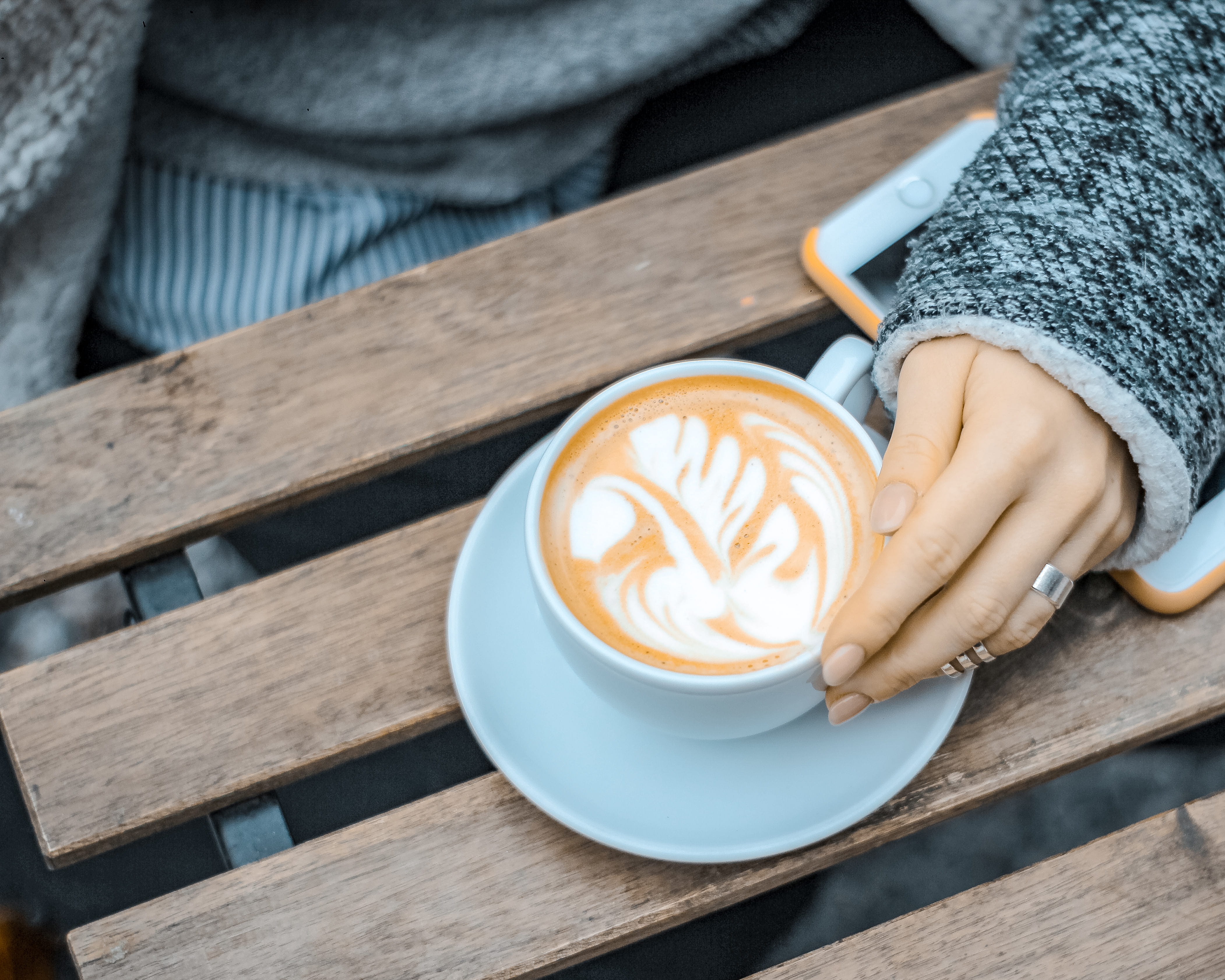 lifestyles, still life, cup, coffee - drink, froth art, table, frothy drink, refreshment, espresso, drink, hot drink, white, delicious, coffee cup, close-up, HD Wallpaper