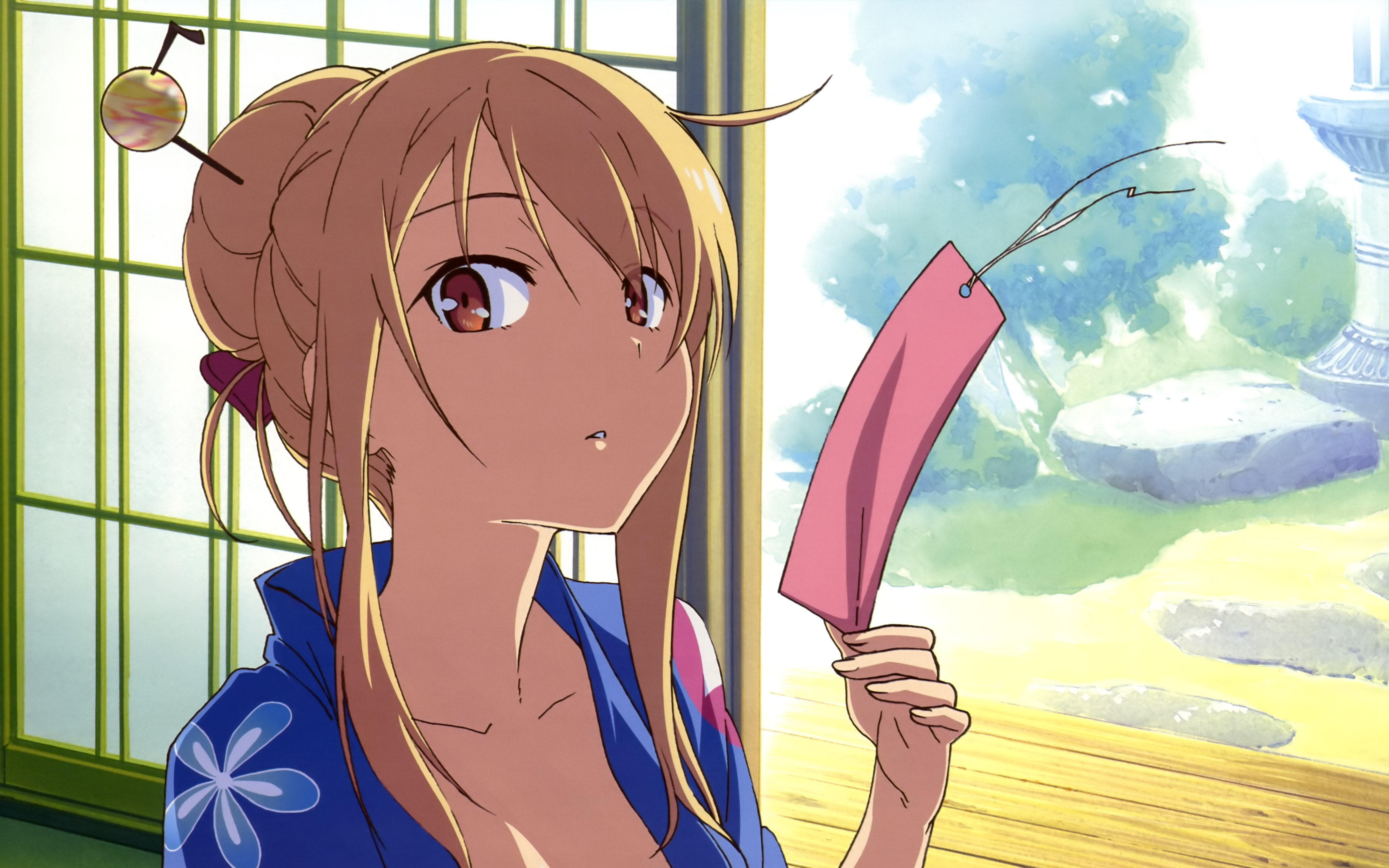 cloud - sky, day, sunlight, women, one person, sakurasou no pet na kanojo, leisure activity, outdoors, close-up, art and craft, standing, nature, 4K, multi colored, HD Wallpaper