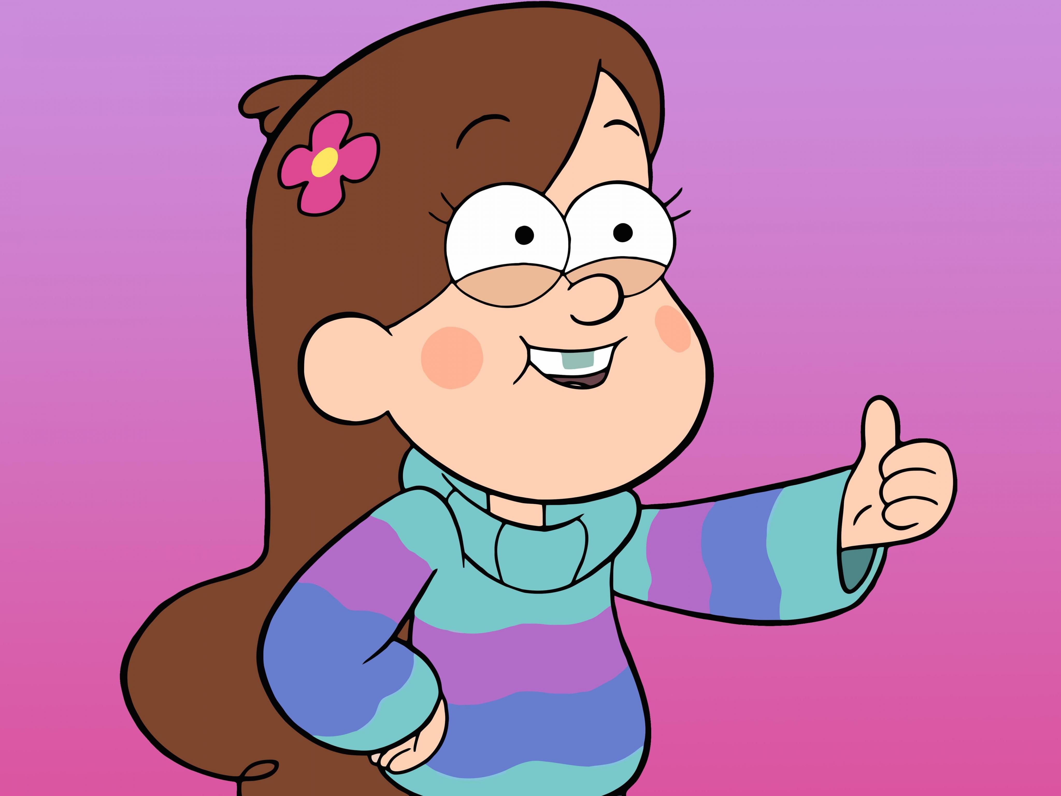 4K, Gravity Falls, mabel, cartoon, HD Wallpaper