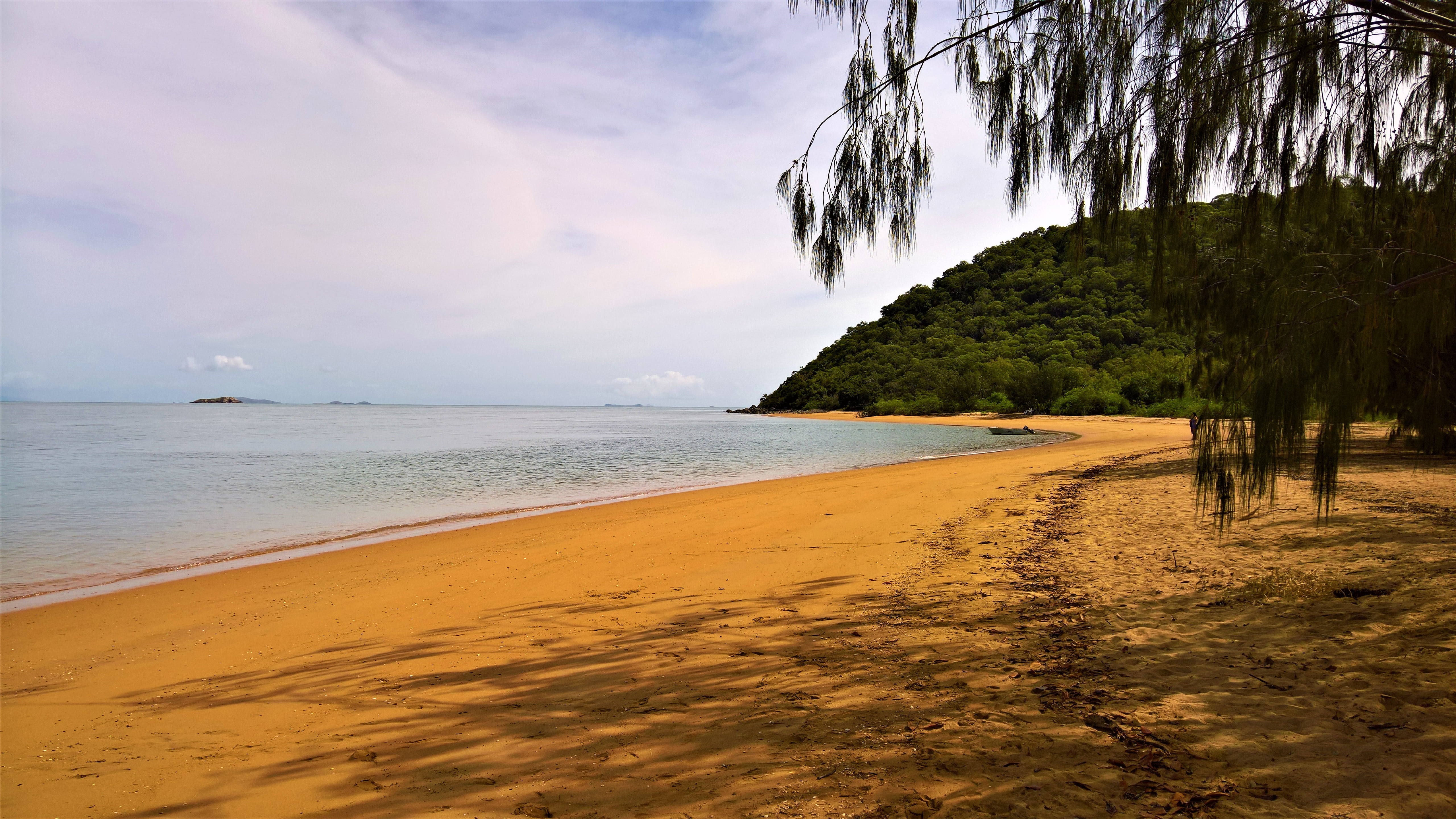 non-urban scene, tranquil scene, shore, magnetic island, tranquility, water, no people, tropical, beauty in nature, idyllic, place, tropics, land, sea, HD Wallpaper
