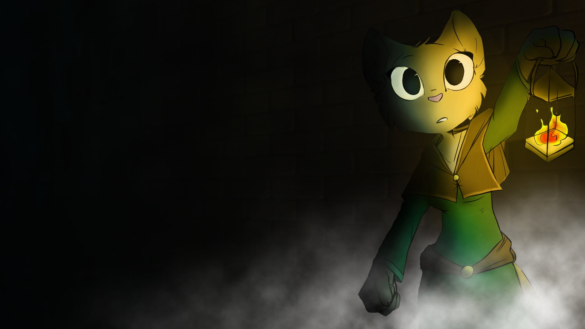 dark, costume, humor, carnival - celebration event, males, holding, standing, cartoon, childhood, child, obscured face, unrecognizable person, 1080P, Anthro, HD Wallpaper