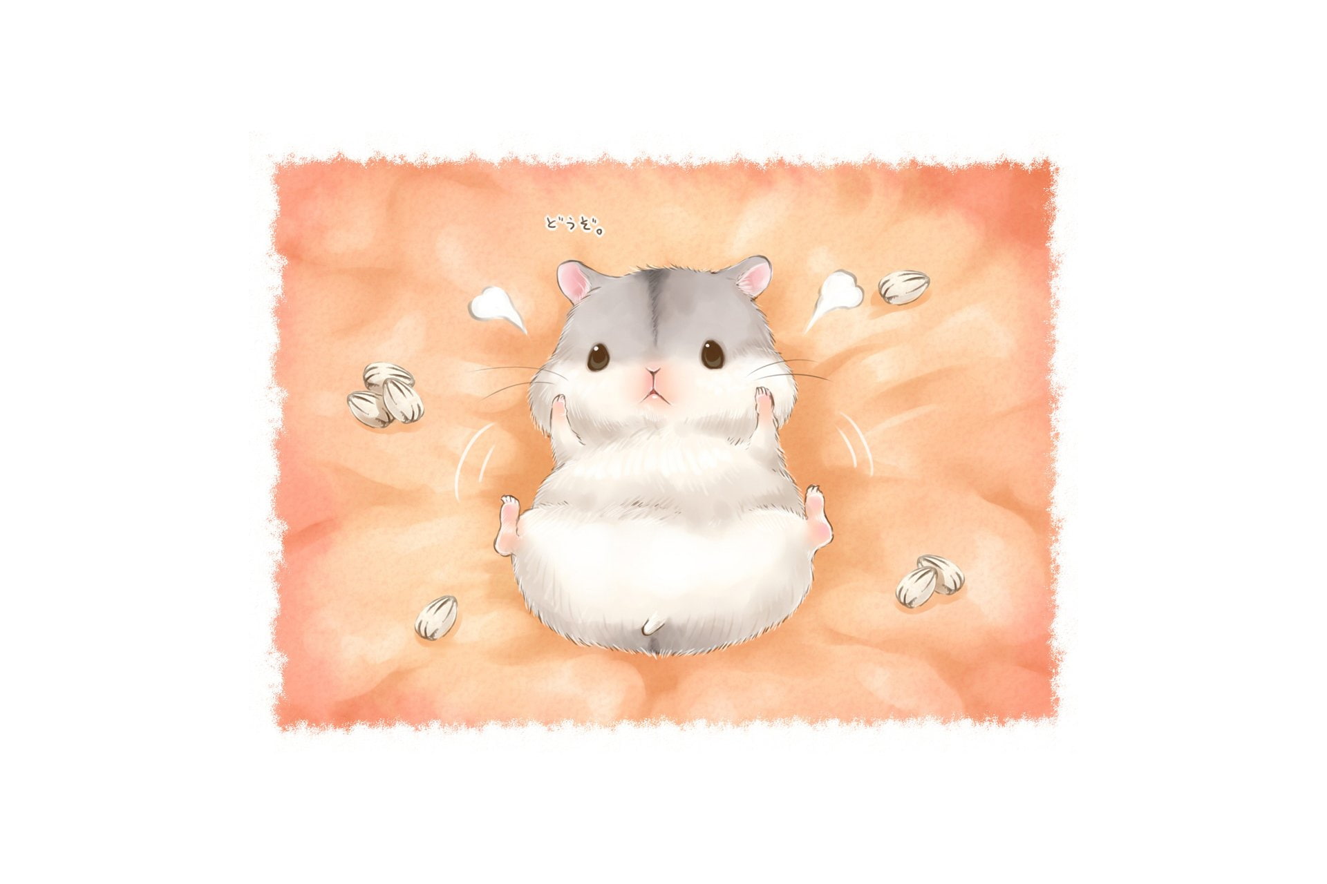 Cute, Hamster, Original, Anime, 1080P, HD Wallpaper